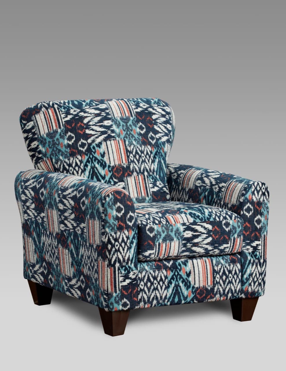 Aria Accent Chair — Navy