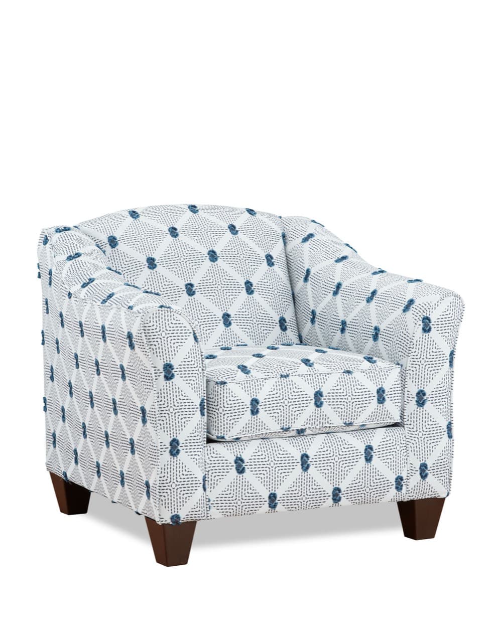 Muse Accent Chair — Indigo