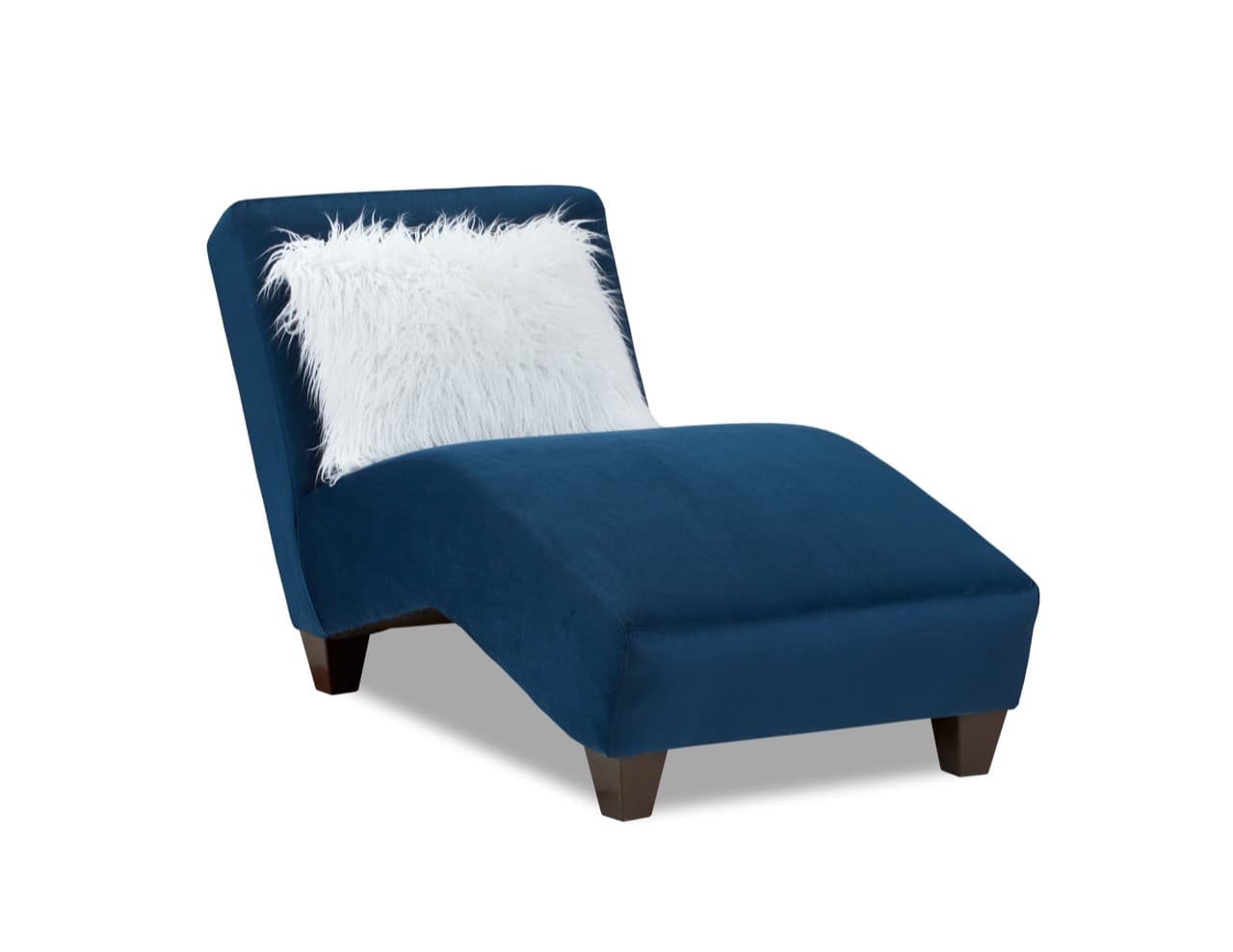 Riviera Chaise — Velvet Navy