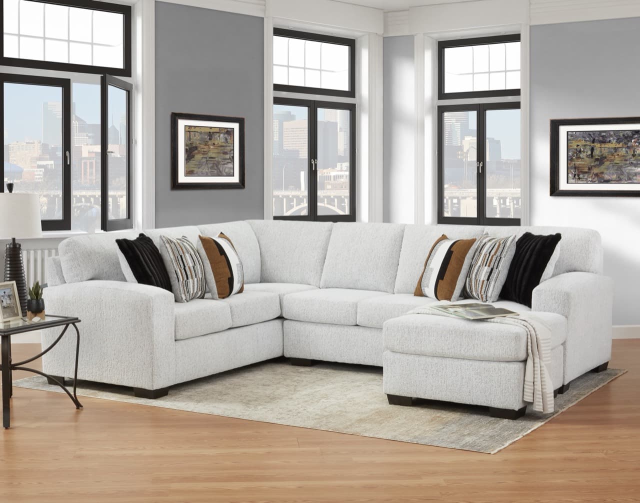 The Monarch sectional from The Elite Collection