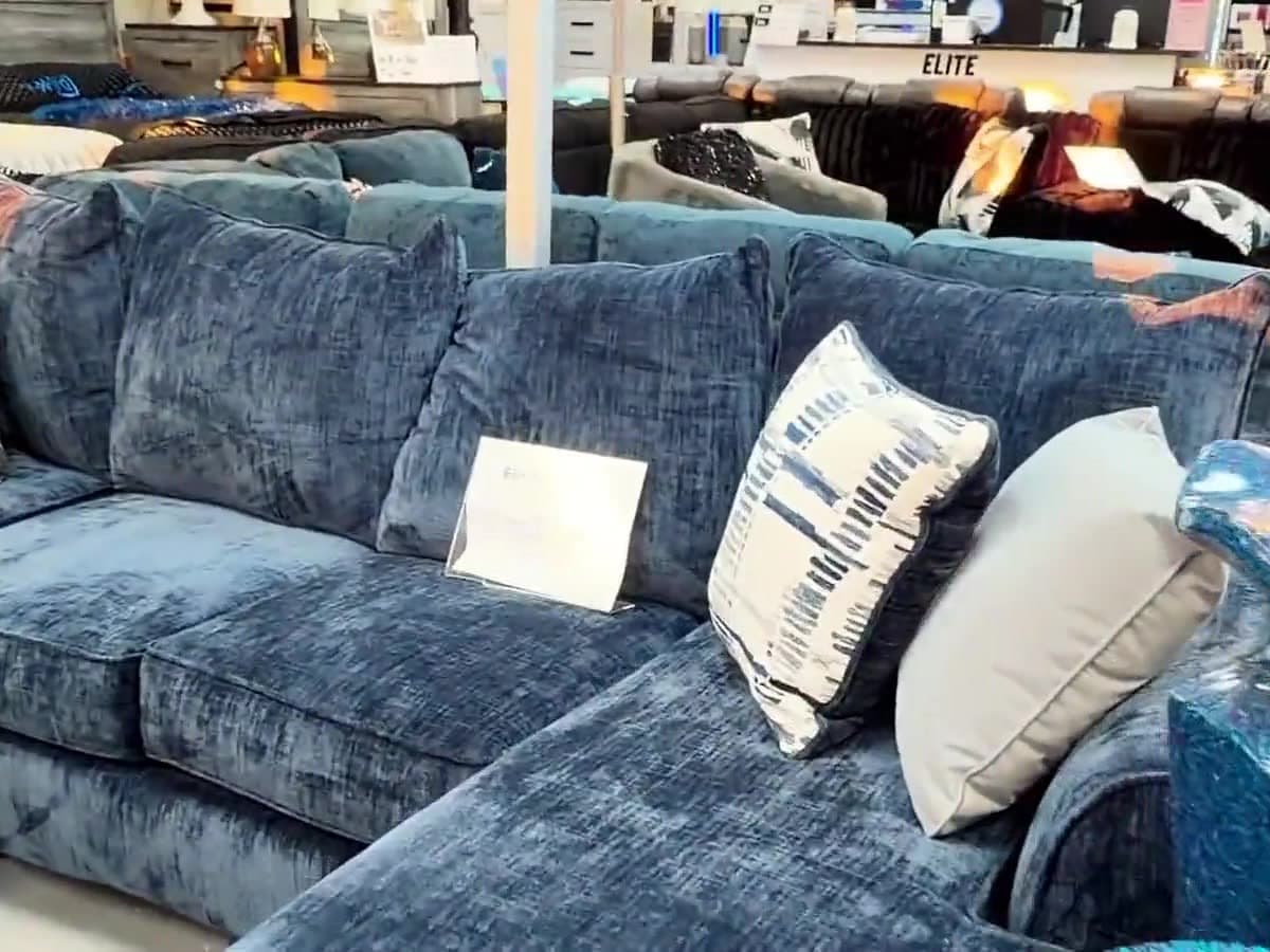 The Elite Furniture store floor in Cincinnati
