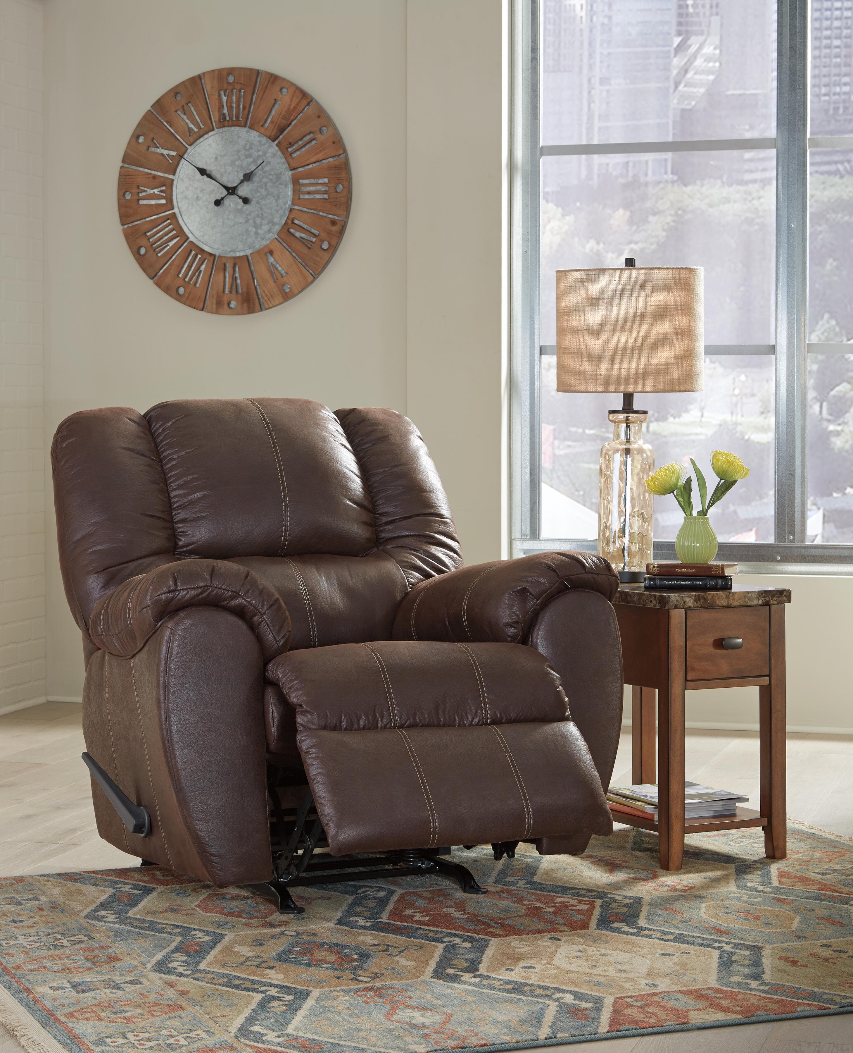 McGann Recliner — Brown/Beige — view 5