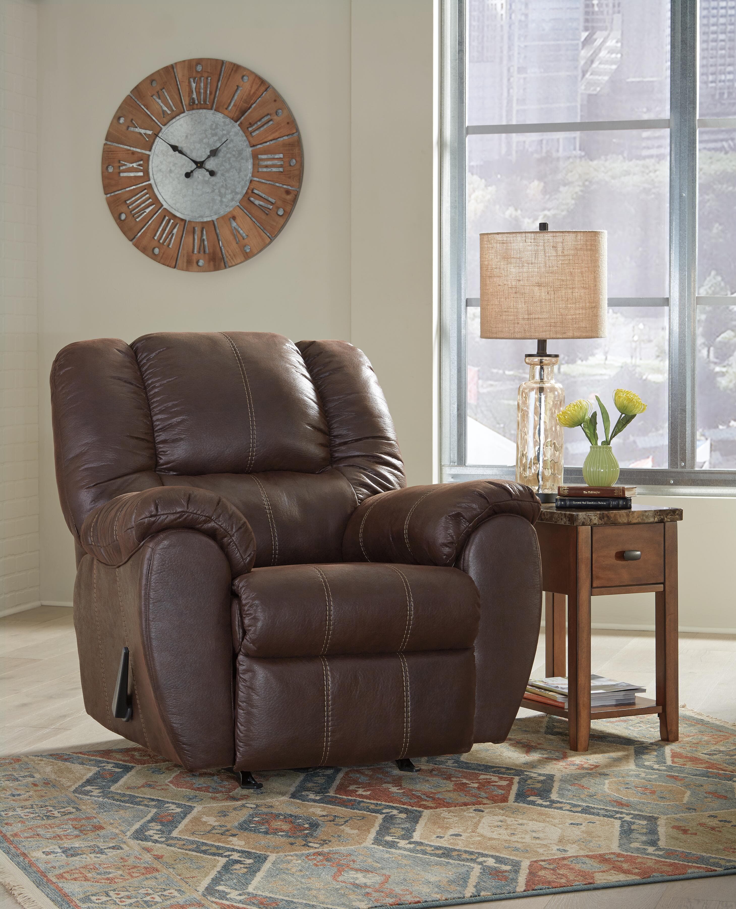 McGann Recliner — Brown/Beige — view 6