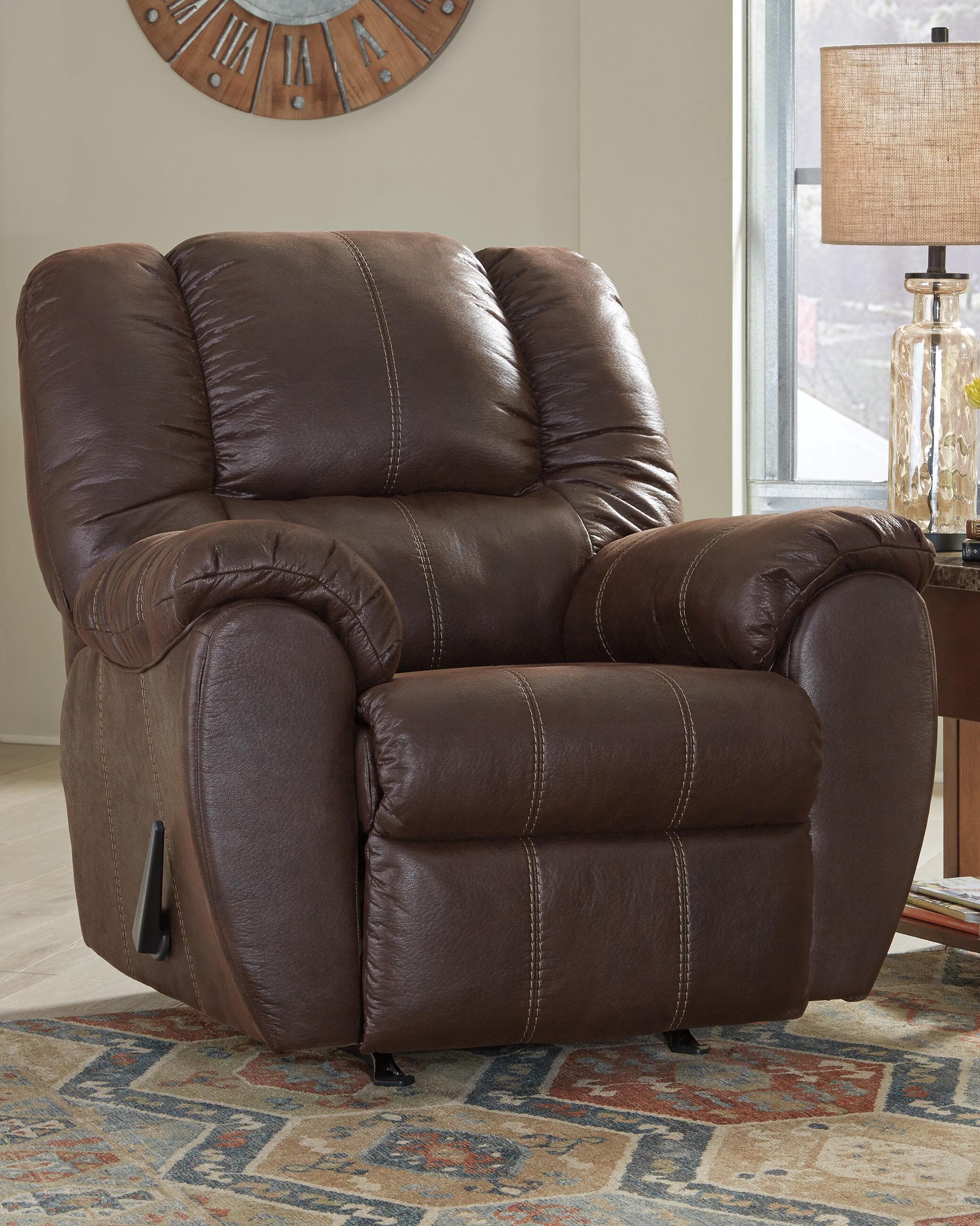 McGann Recliner — Brown/Beige — view 2