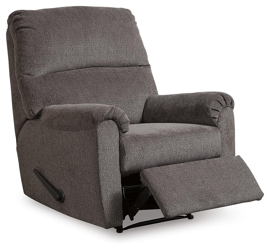 Nerviano Recliner — Black/Gray — view 3
