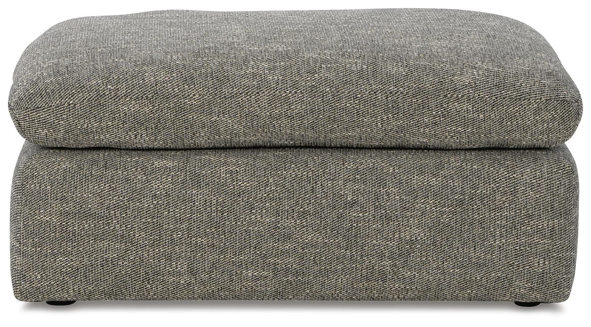 Dramatic Ottoman — Black/Gray — view 3