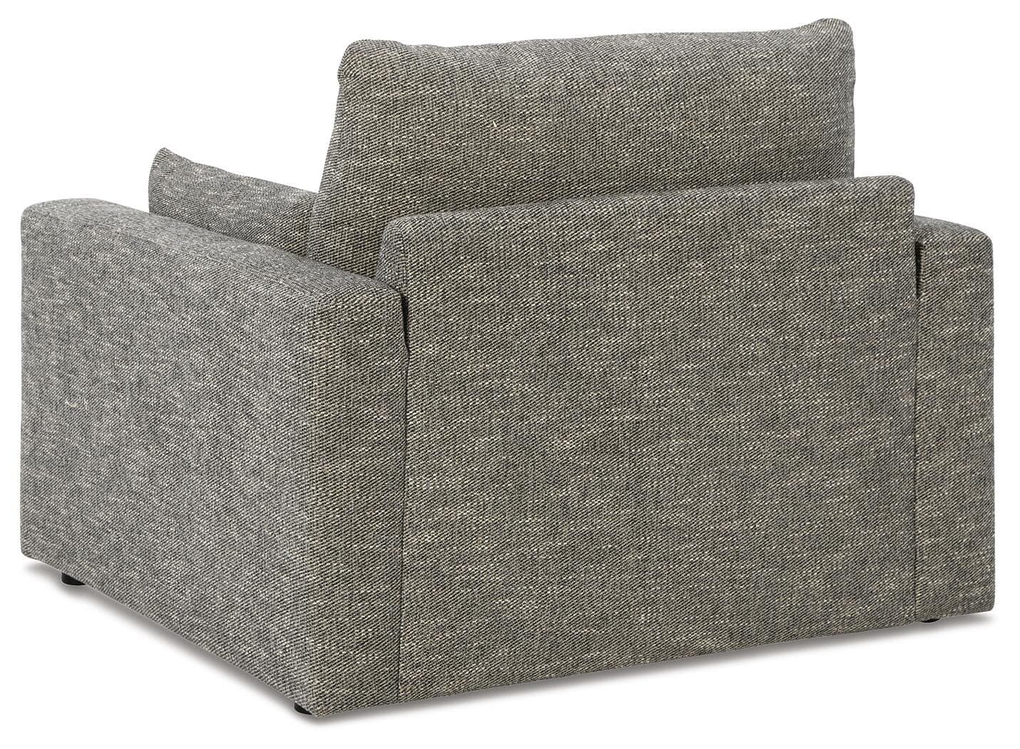 Dramatic Oversized Chair — Black/Gray — view 5