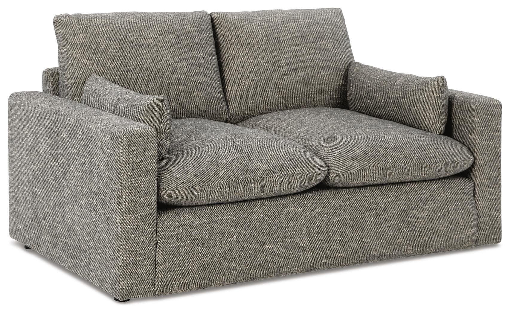 Dramatic Loveseat — Black/Gray — view 3