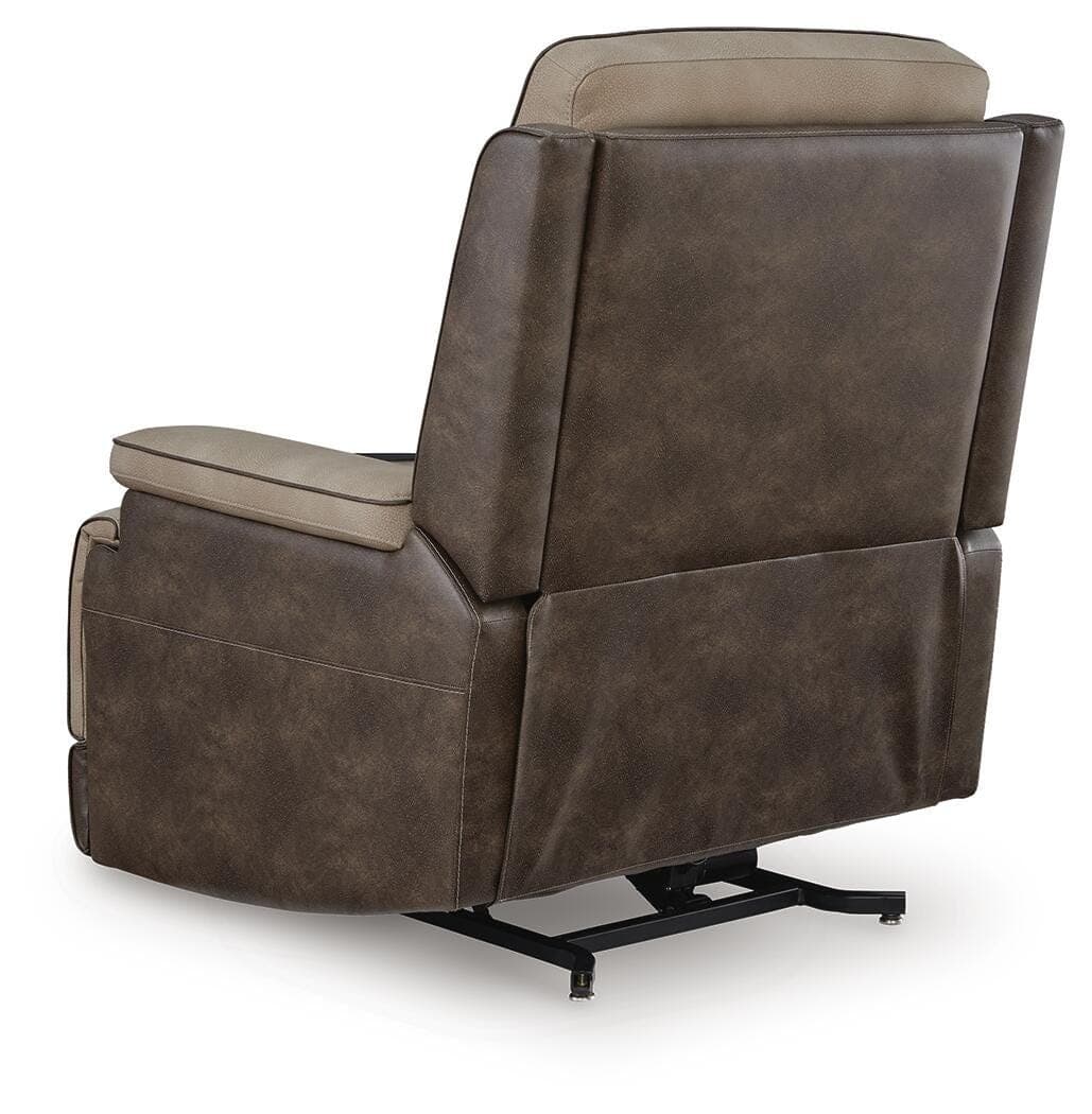 4Z-Serenity Zone Power Lift Recliner — Brown/Beige — view 7