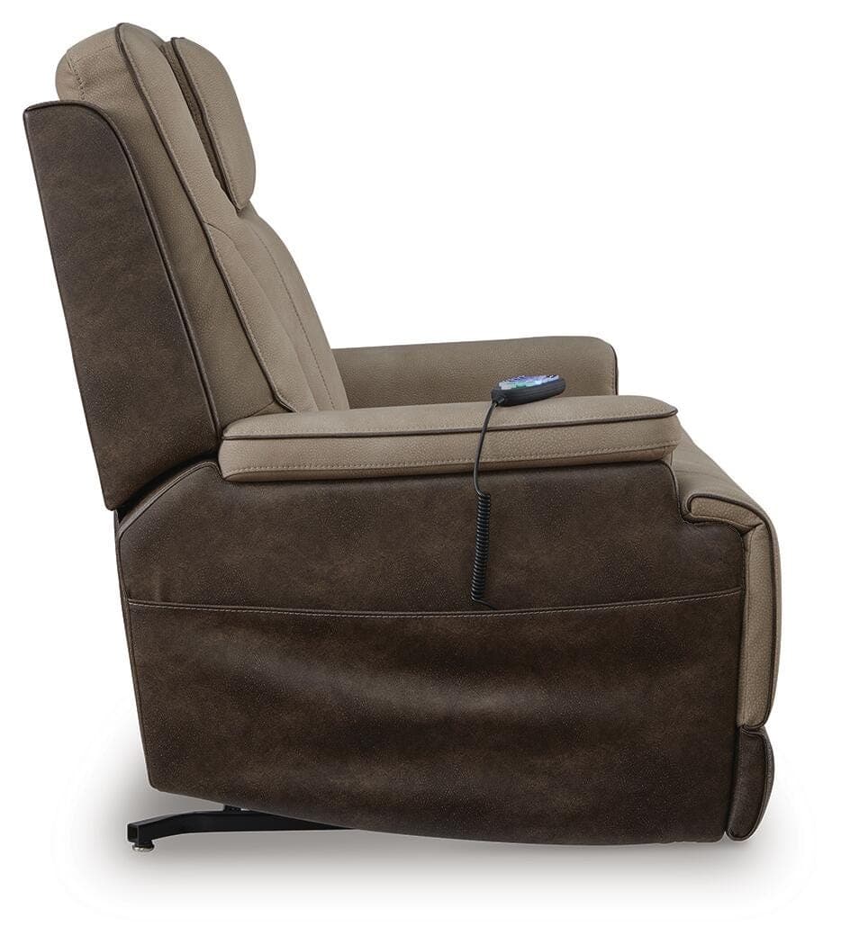 4Z-Serenity Zone Power Lift Recliner — Brown/Beige — view 6