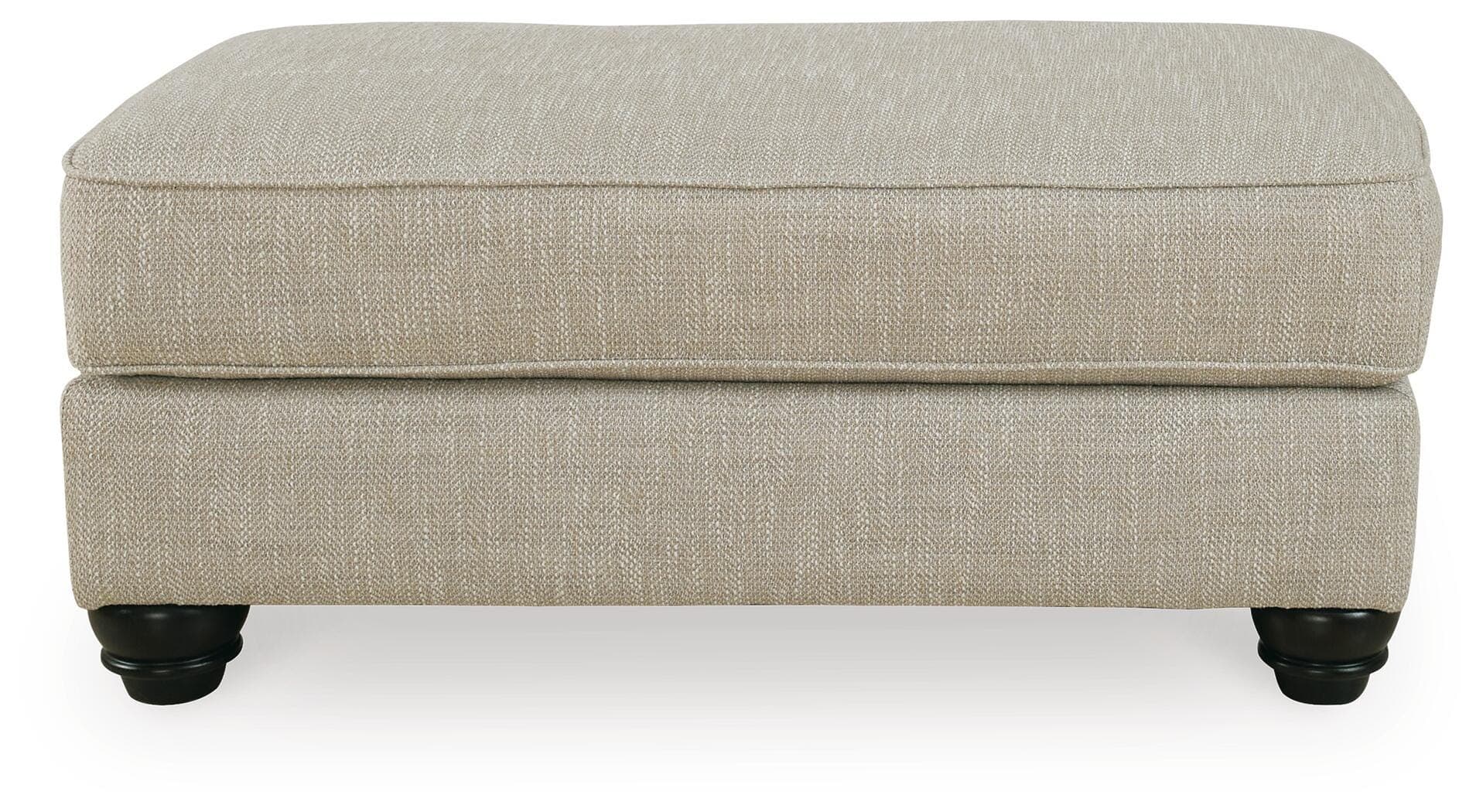 Asanti Ottoman — Black/Gray — view 3