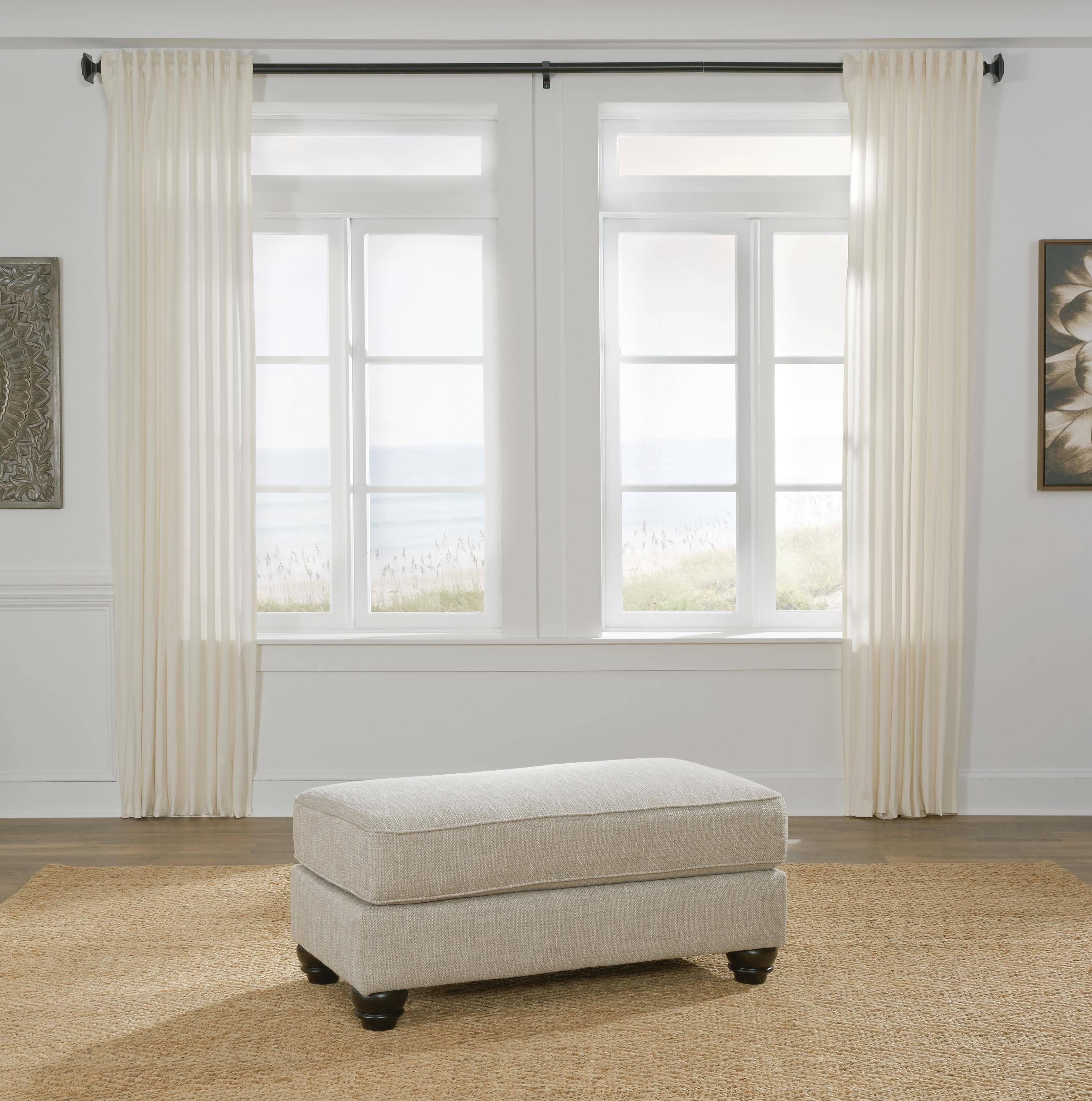 Asanti Ottoman — Black/Gray — view 2