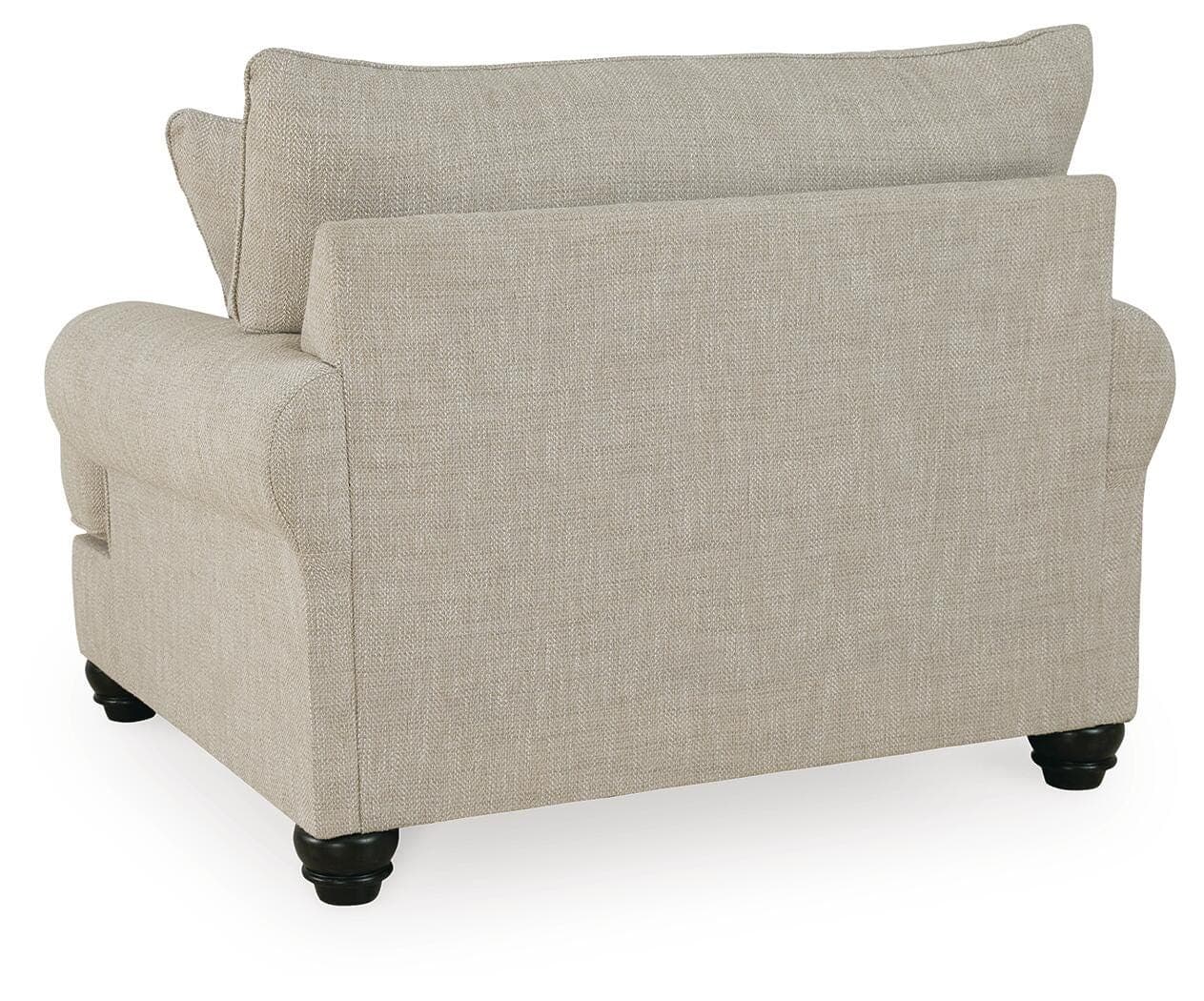 Asanti Oversized Chair — Black/Gray — view 5