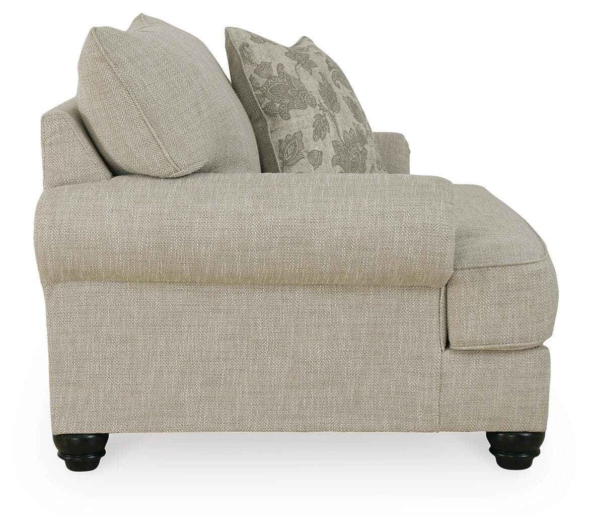 Asanti Oversized Chair — Black/Gray — view 4