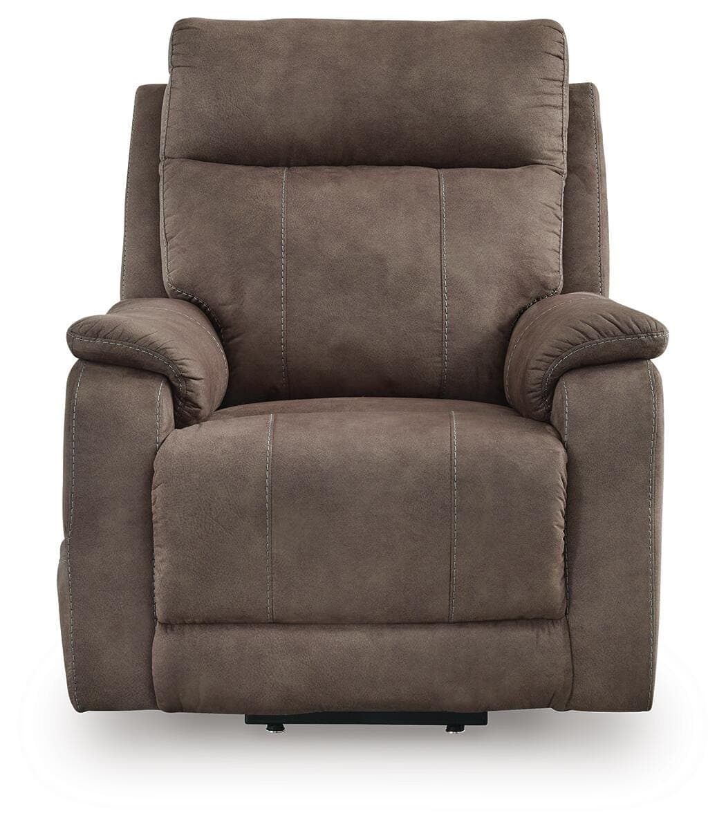 Crestmeade Power Lift Recliner — Brown/Beige — view 4