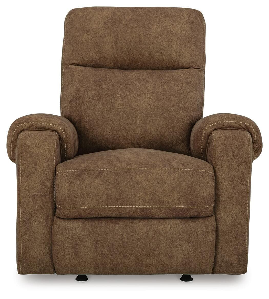 Edenwold Recliner — Brown/Beige — view 4