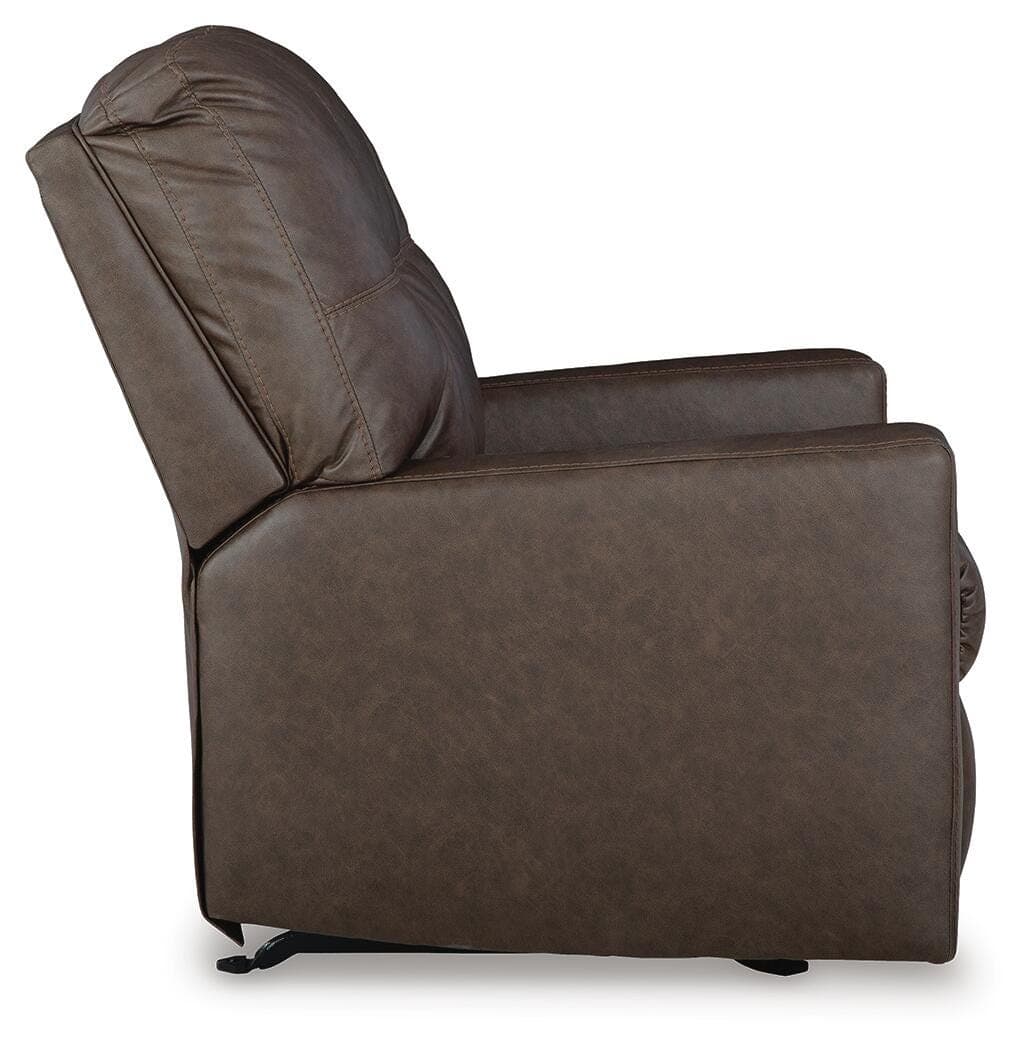 Barlin Mills Recliner — Brown/Beige — view 5