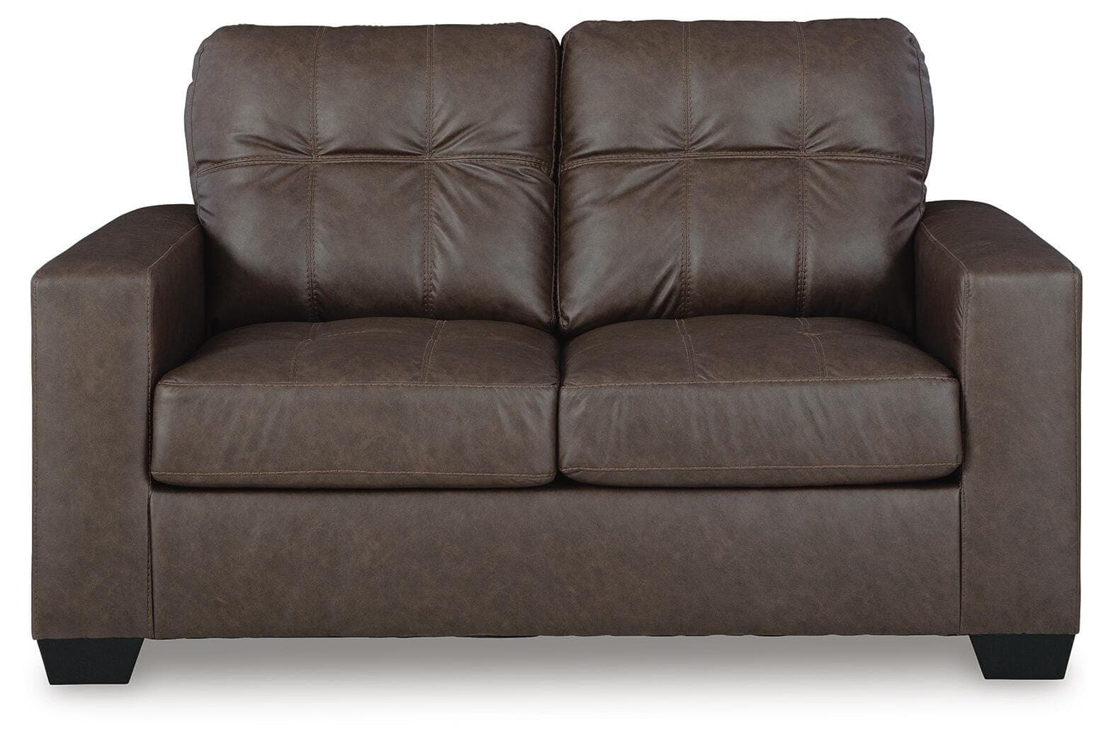 Barlin Mills Loveseat — Brown/Beige — view 3