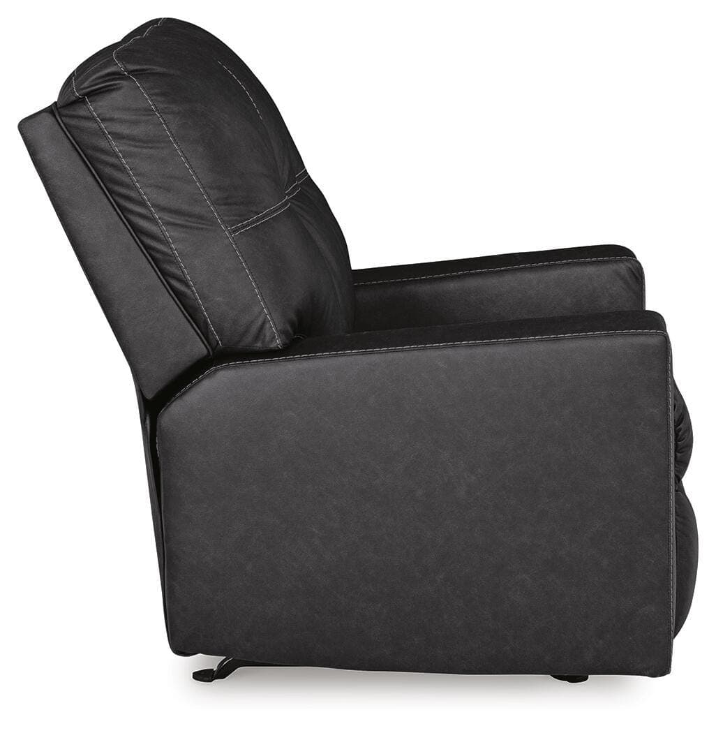 Barlin Mills Recliner — Black/Gray — view 5