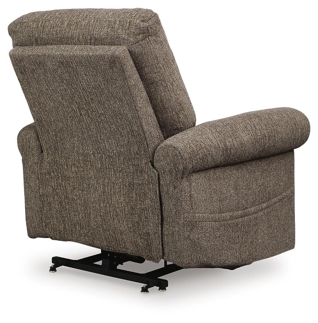 Aureta Power Lift Recliner — Brown/Beige — view 7