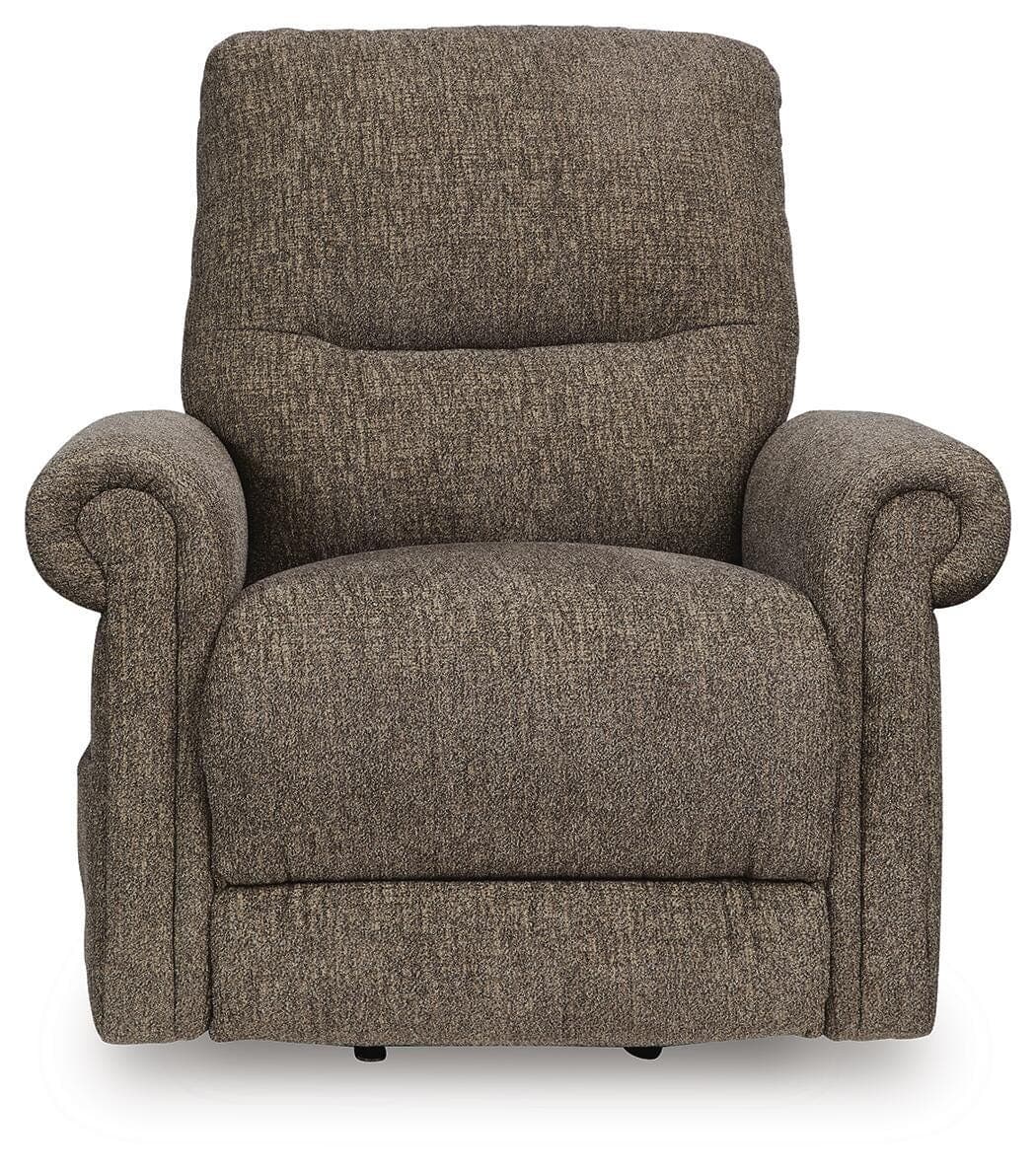 Aureta Power Lift Recliner — Brown/Beige — view 4