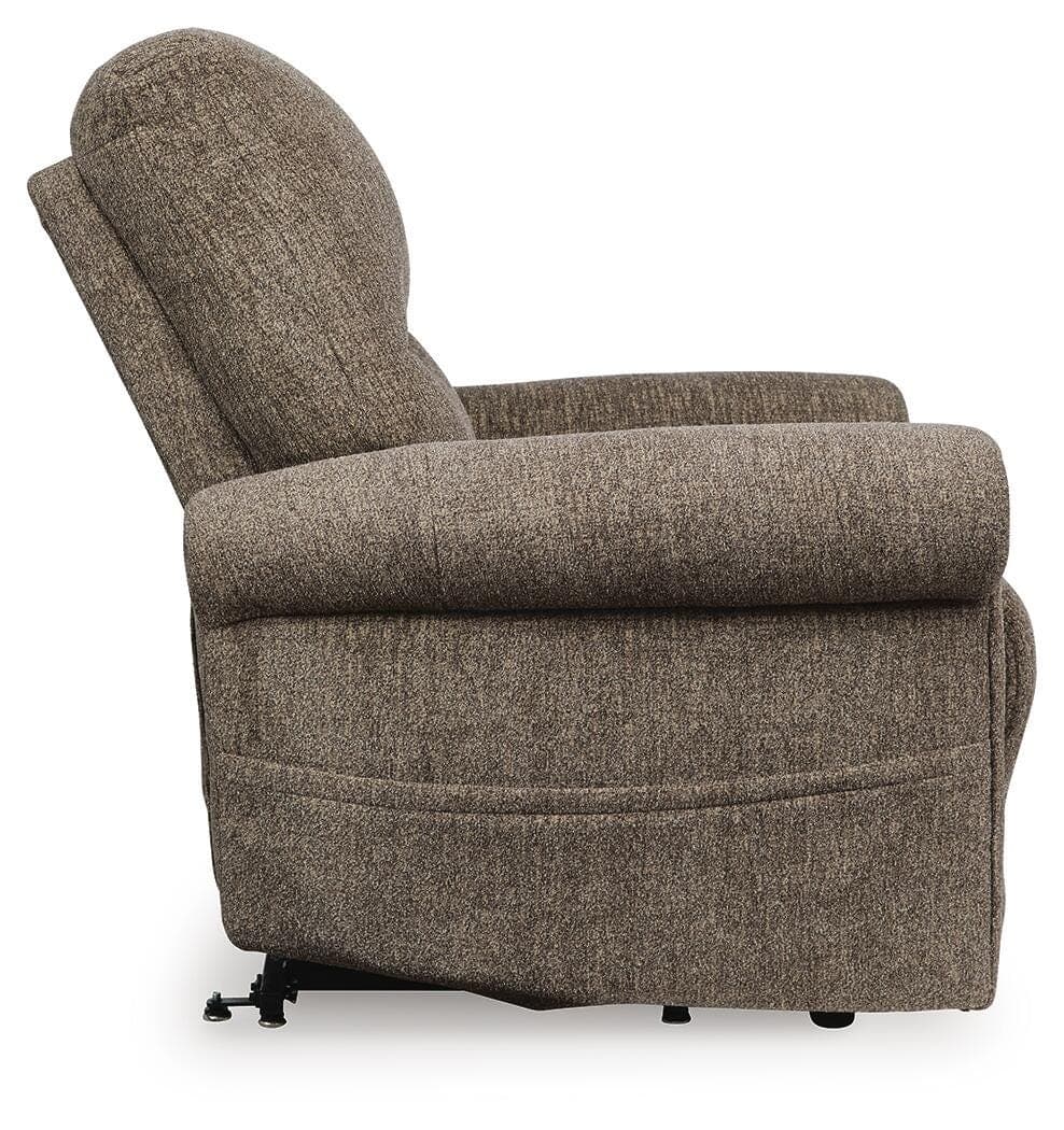 Aureta Power Lift Recliner — Brown/Beige — view 6
