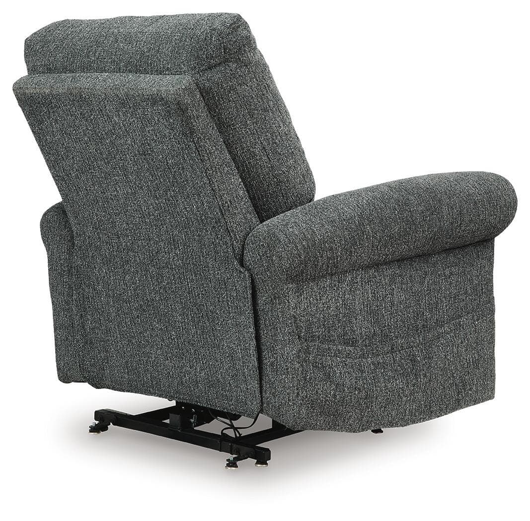 Aureta Power Lift Recliner — Black/Gray — view 7