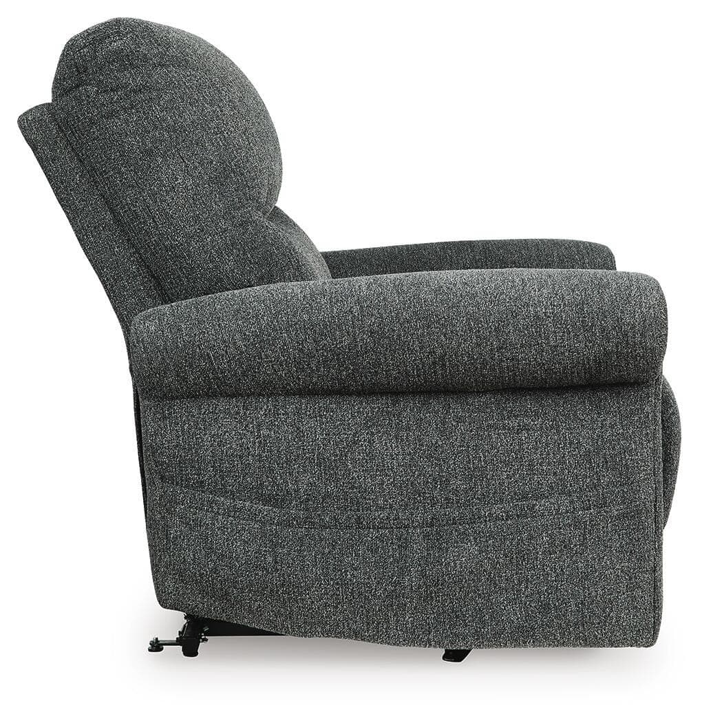 Aureta Power Lift Recliner — Black/Gray — view 6