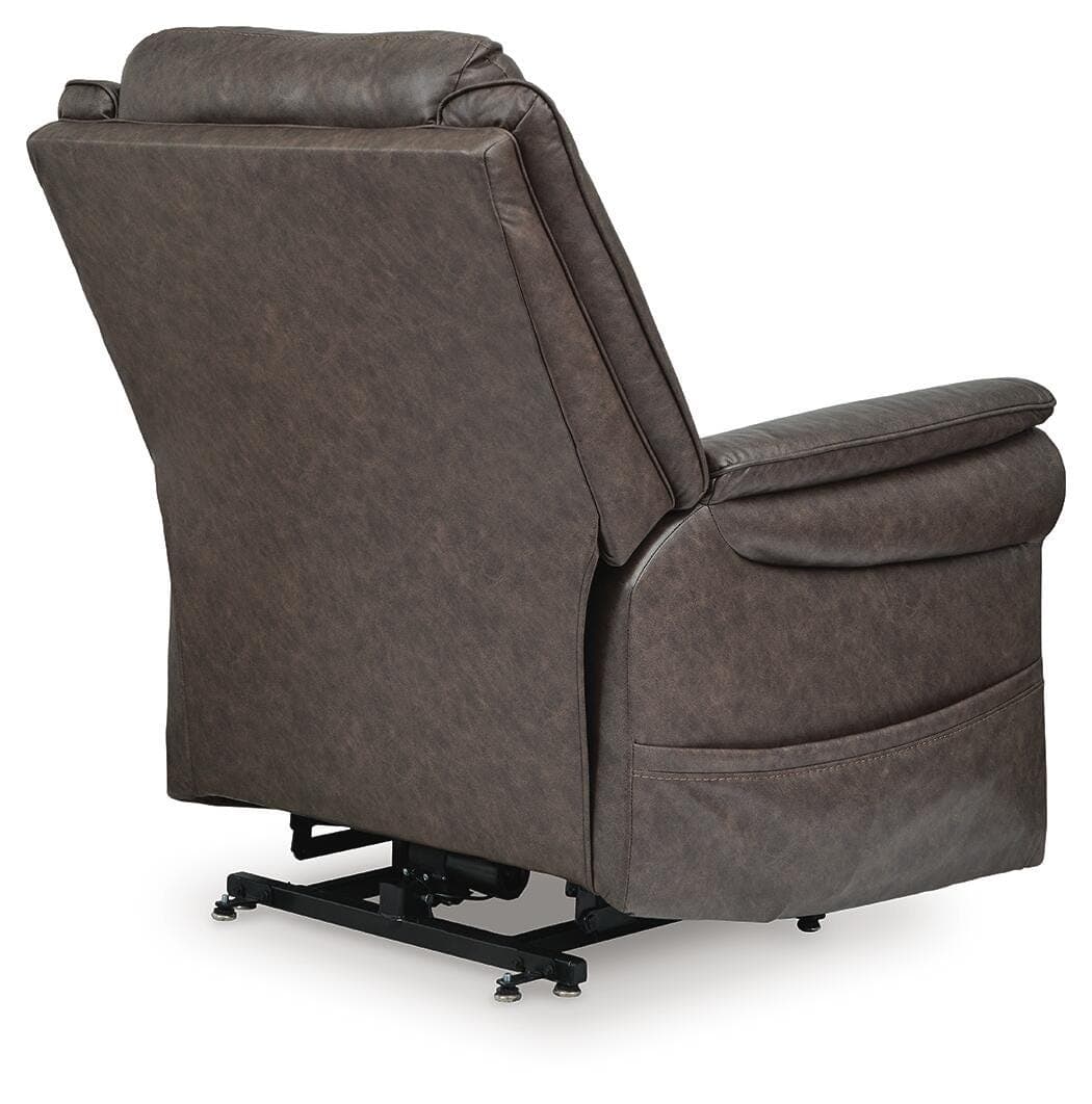Oatman Power Lift Recliner — Brown/Beige — view 7