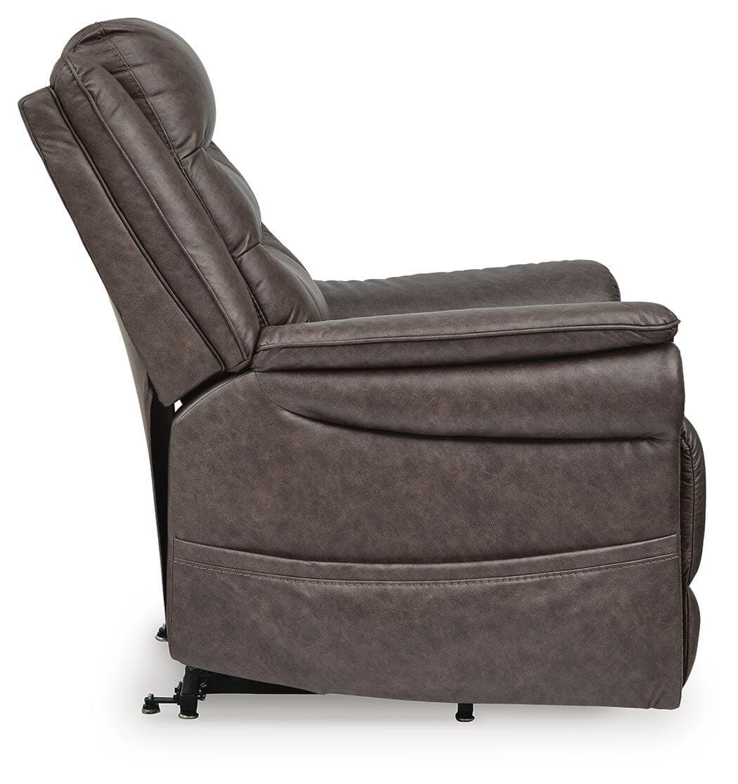 Oatman Power Lift Recliner — Brown/Beige — view 6
