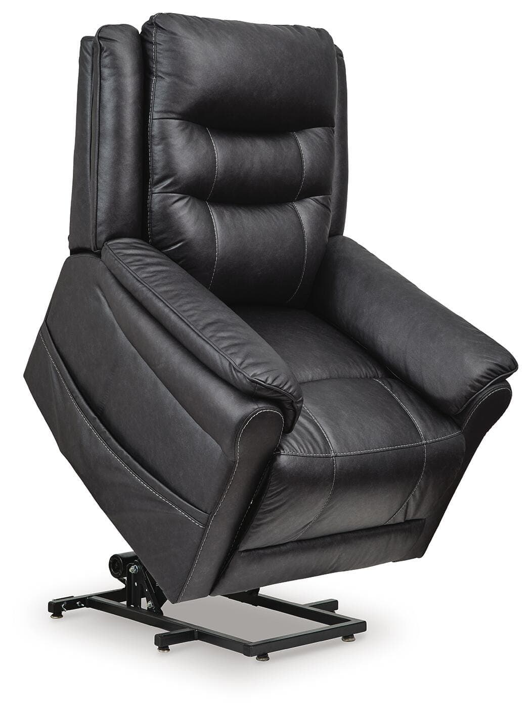 Oatman Power Lift Recliner — Black/Gray — view 5