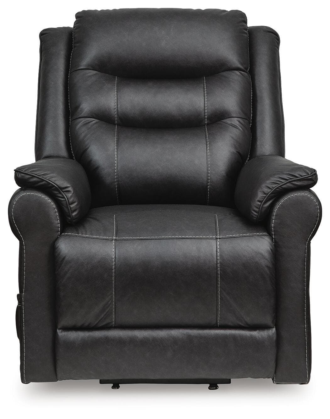 Oatman Power Lift Recliner — Black/Gray — view 4