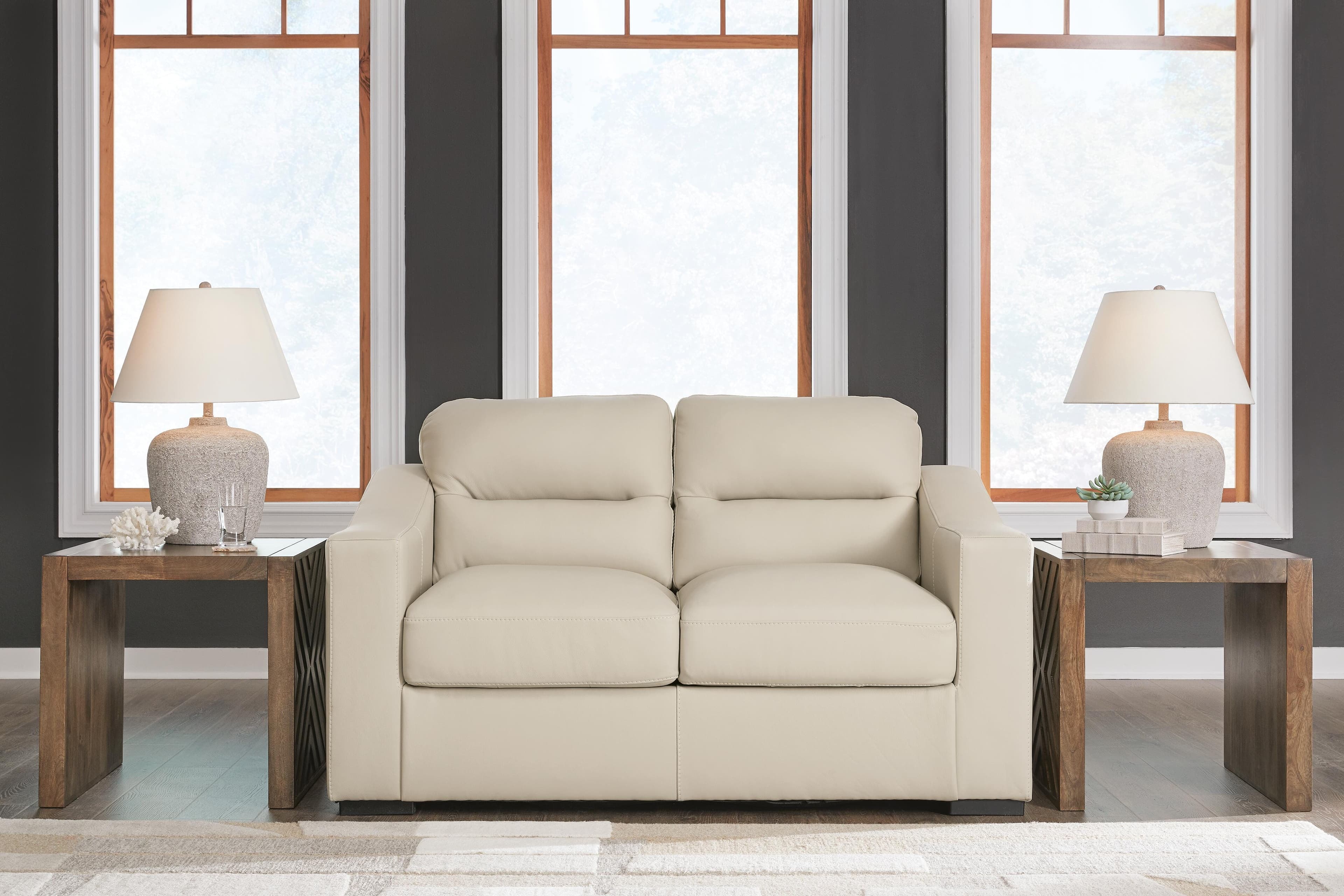 Treasure Trove Loveseat — White — view 2