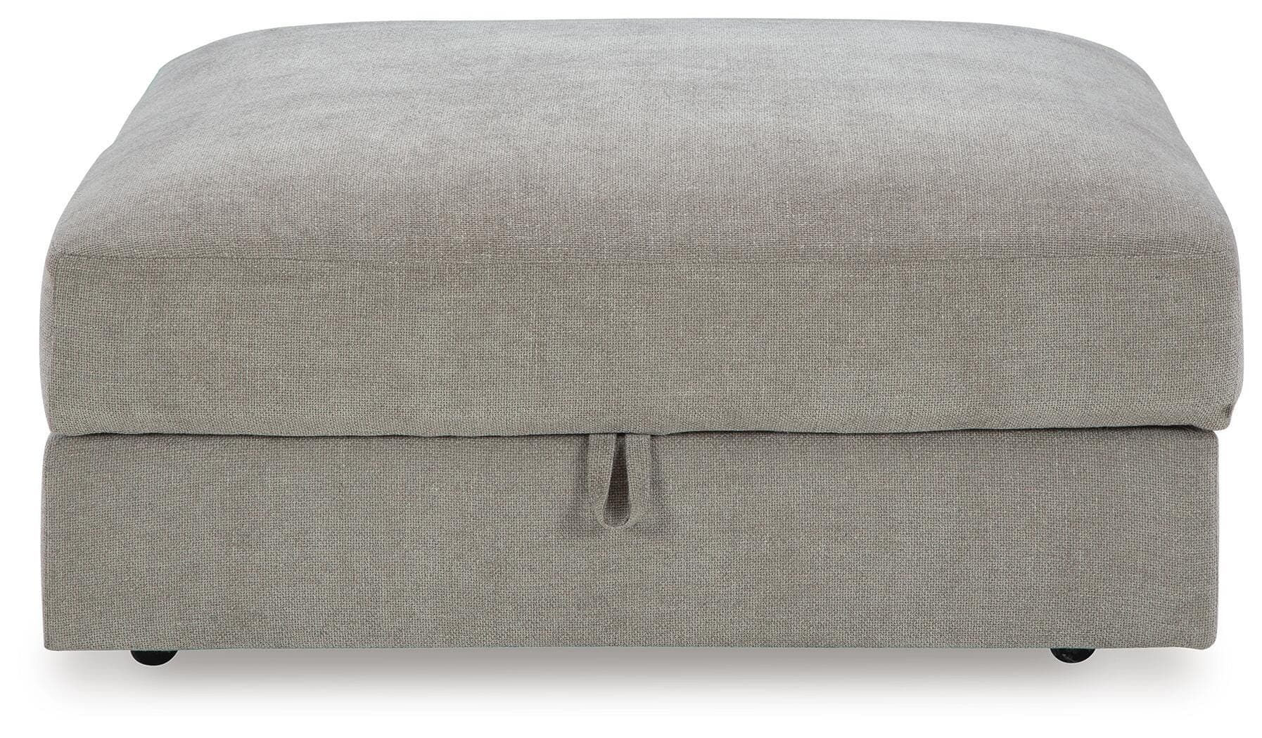 Aslan Court Ottoman With Storage — Brown/Beige — view 4