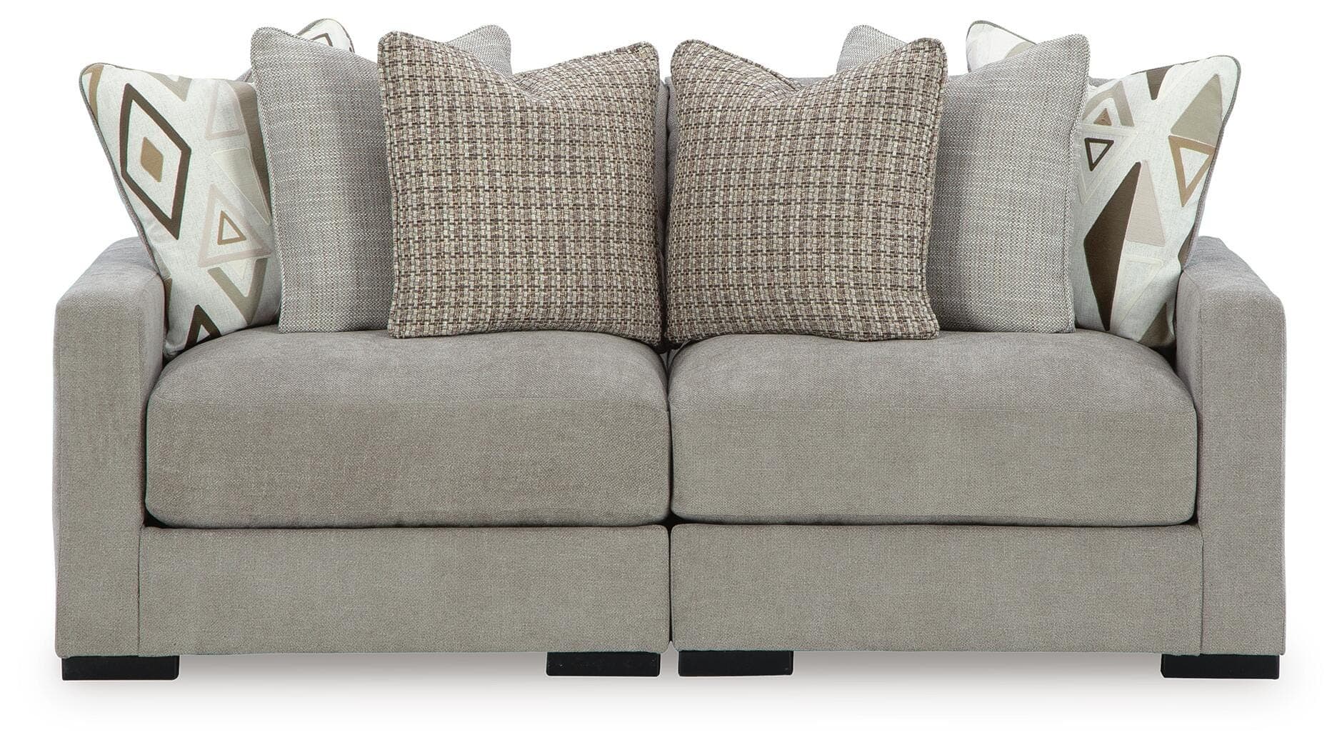Aslan Court 2-Piece Loveseat Sectional