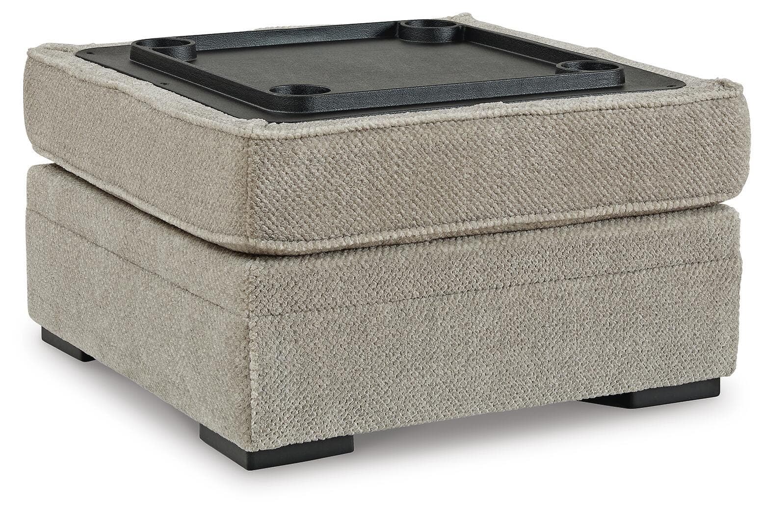 Calnita Ottoman With Storage — Brown/Beige — view 4