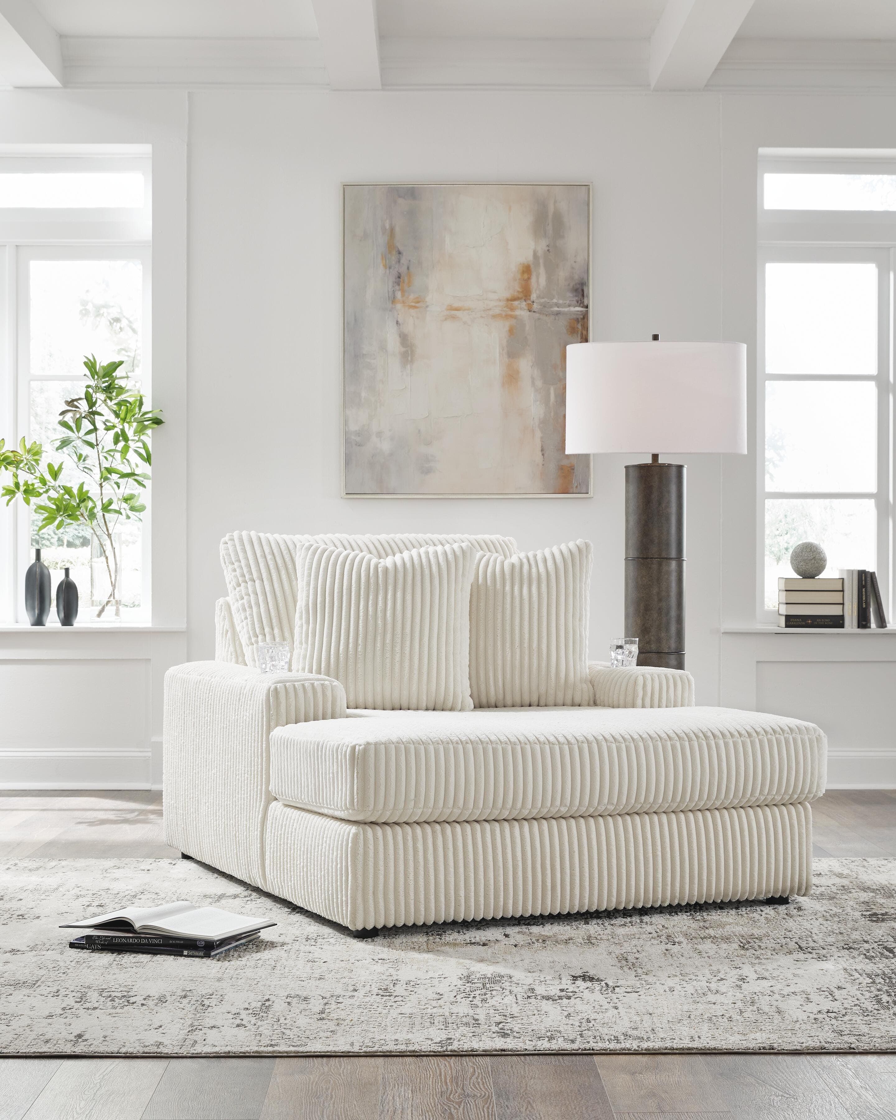 Lindyn Chaise — Brown/Beige — view 2