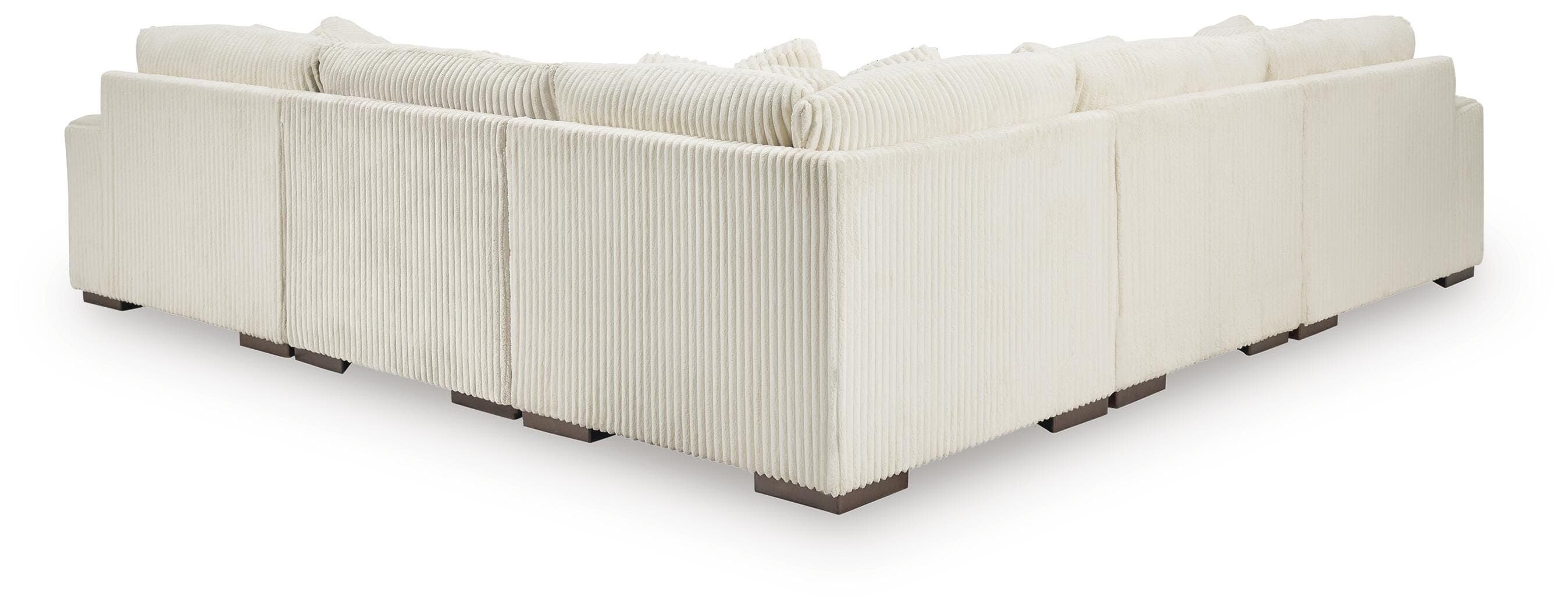 Lindyn 5-Piece Sectional with Chaise — Brown/Beige — view 3