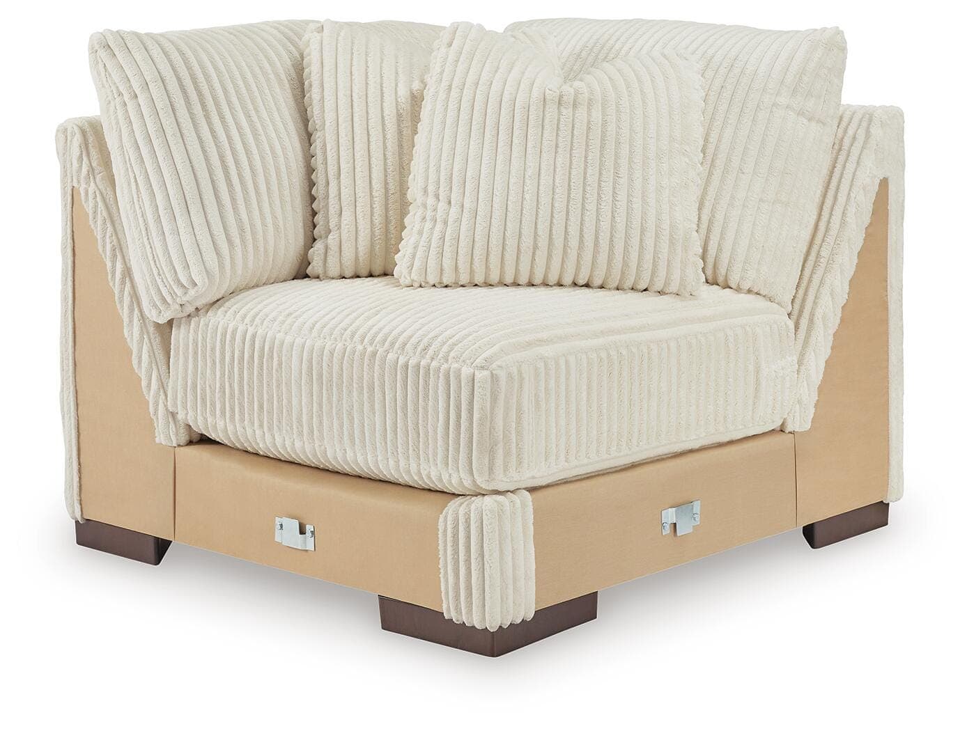 Lindyn 4-Piece Sectional with Chaise — Brown/Beige — view 6