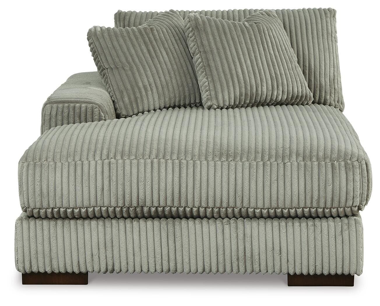 Lindyn 3-Piece Sectional with Double Chaise — Black/Gray — view 2