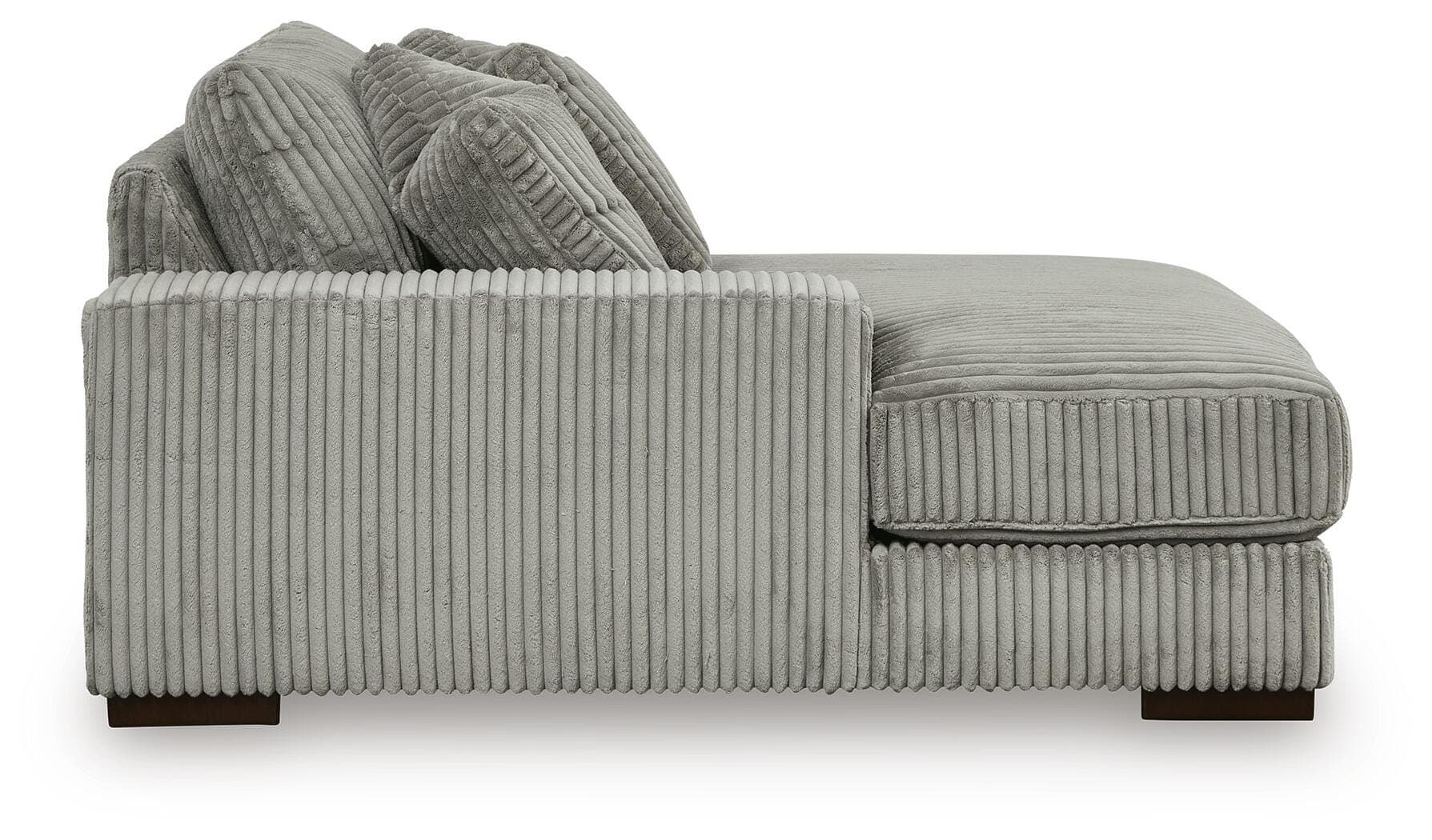 Lindyn 3-Piece Sectional with Double Chaise — Black/Gray — view 6