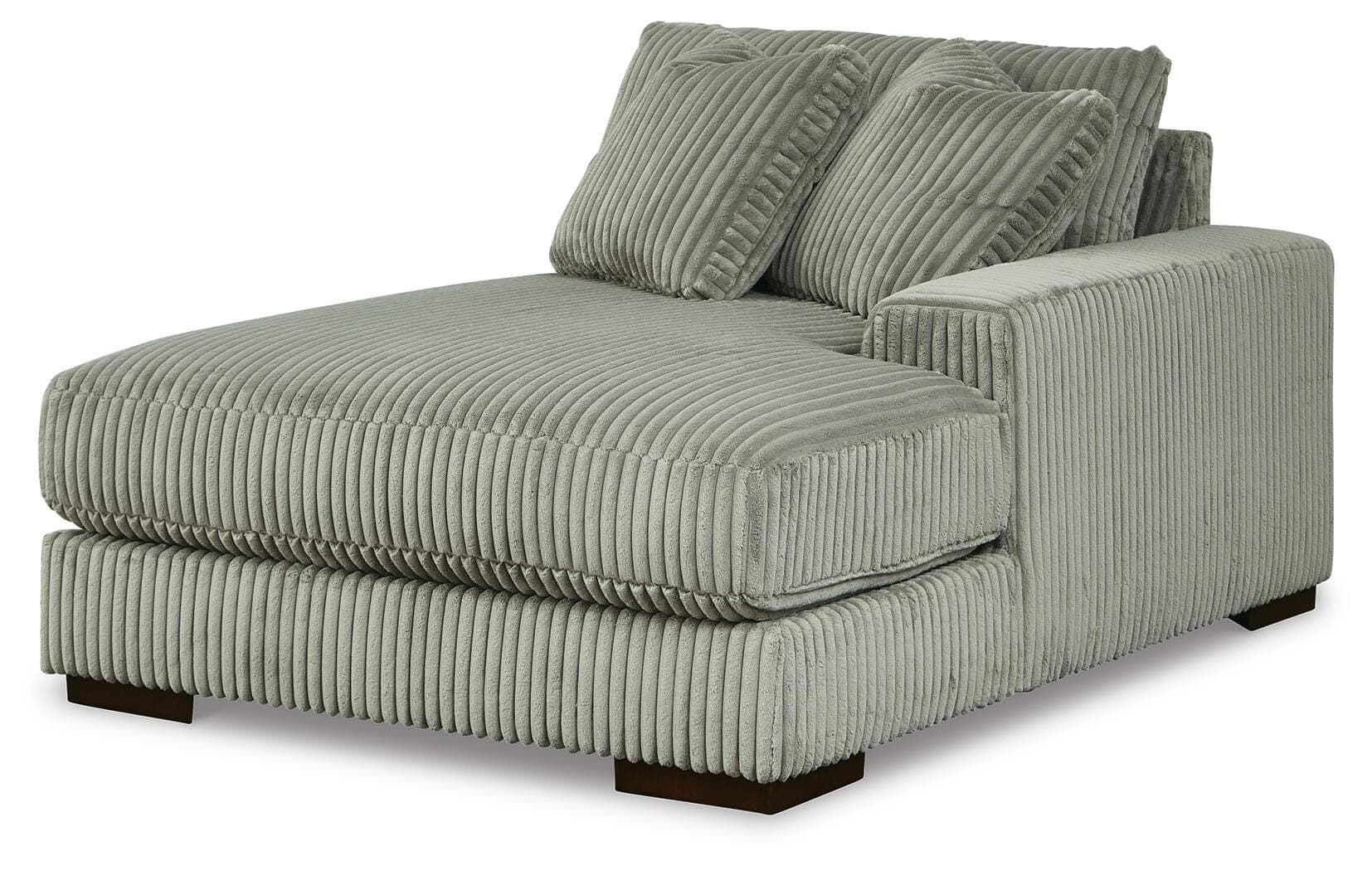 Lindyn 4-Piece Sectional with Chaise — Black/Gray — view 5