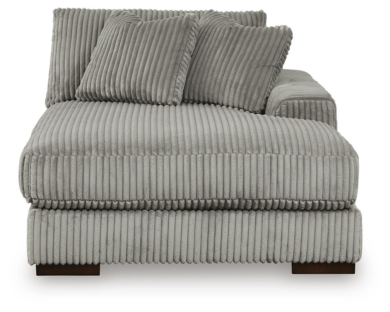 Lindyn 3-Piece Sectional with Double Chaise — Black/Gray — view 8