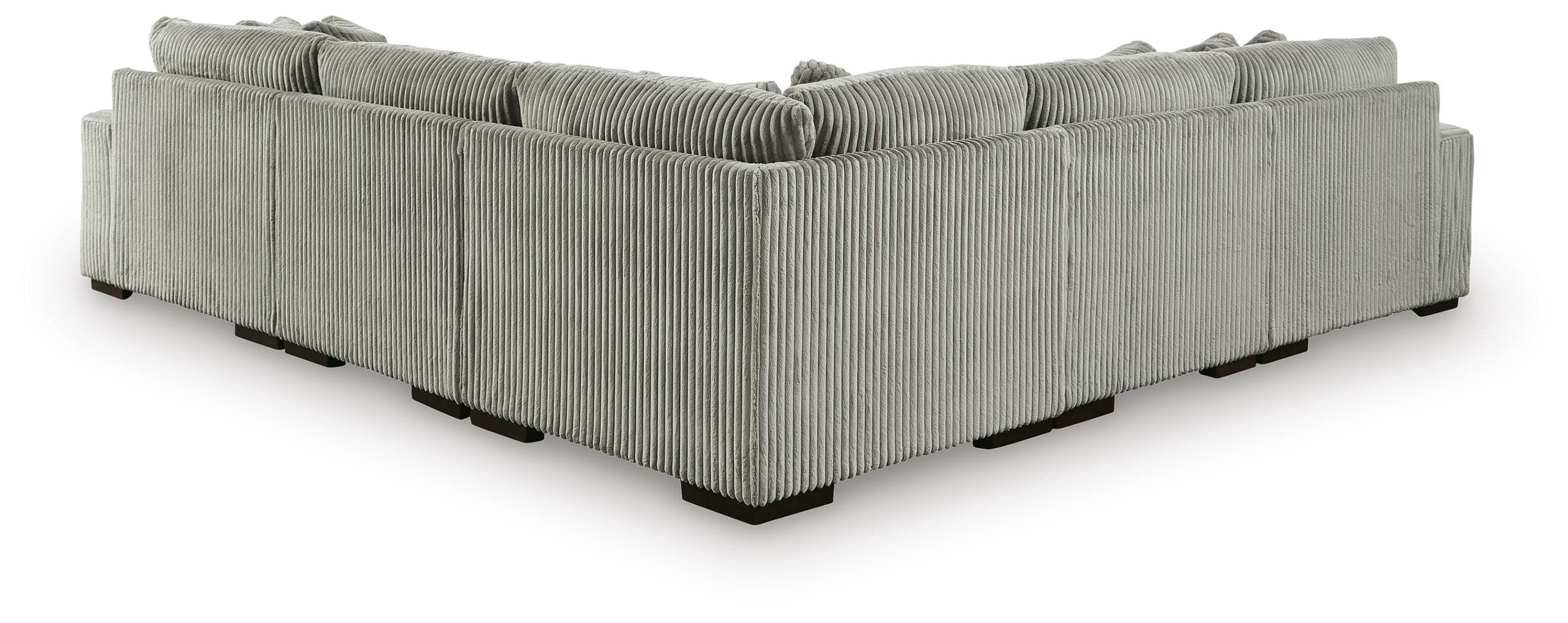 Lindyn 5-Piece Sectional with Chaise — Black/Gray — view 2