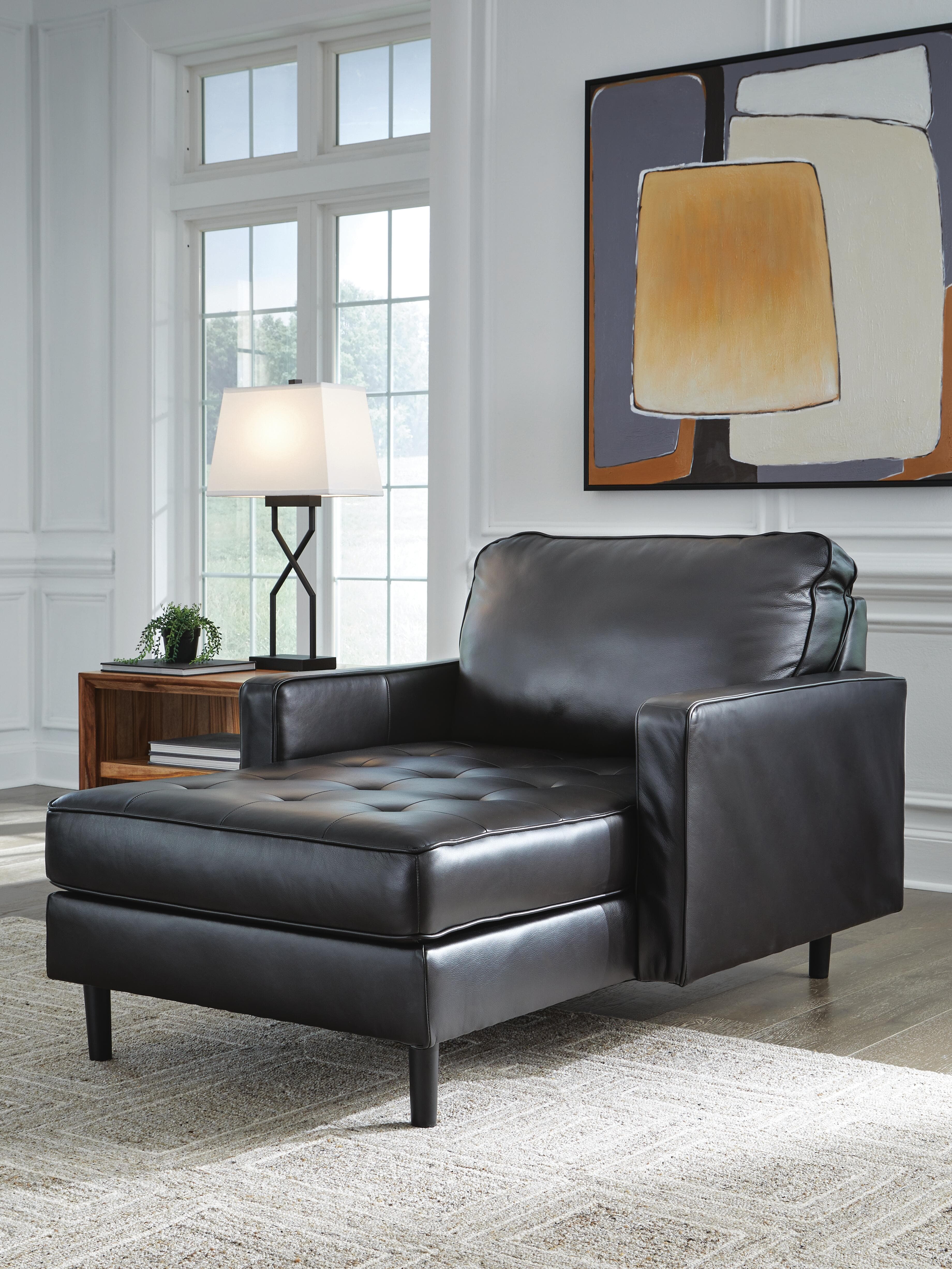 Bryceview Chaise — Black/Gray — view 2