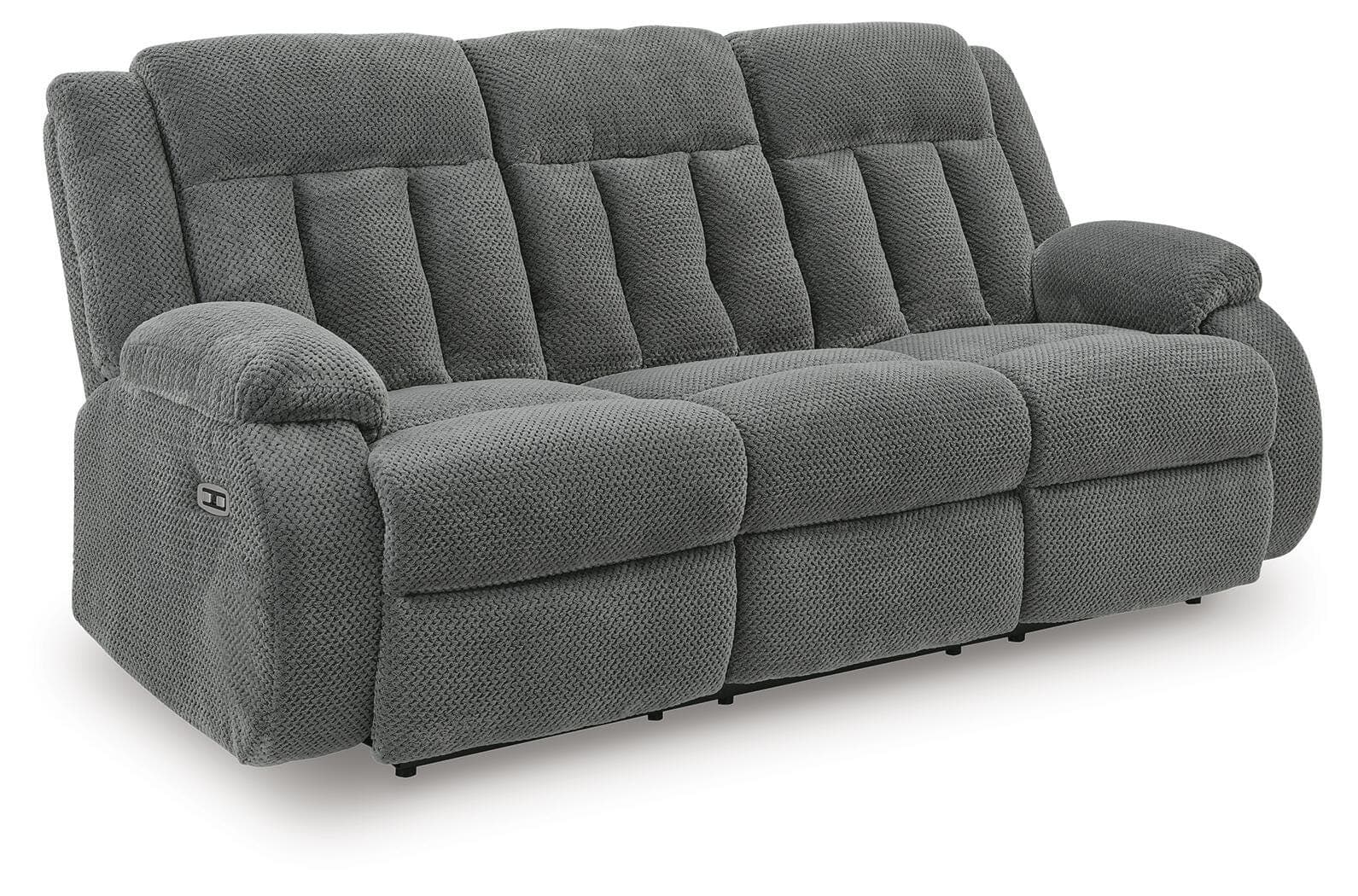Greely Bend Power Reclining Sofa with Drop Down Table