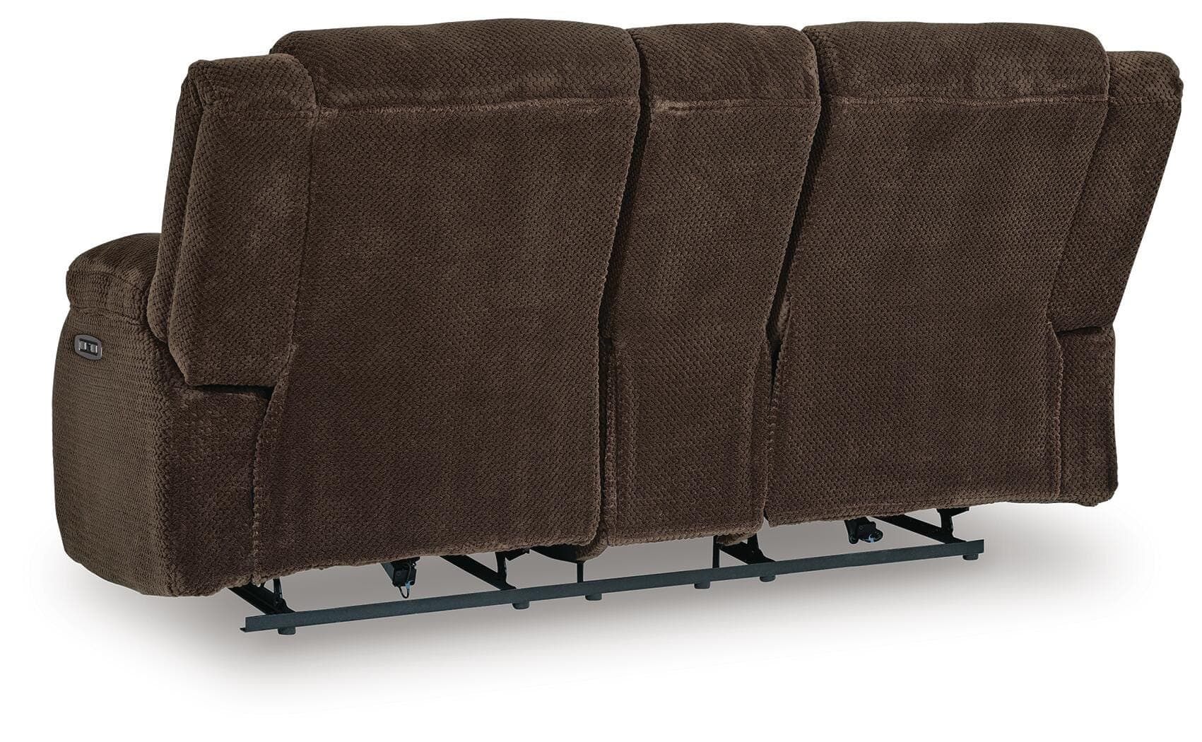 Greely Bend Power Reclining Loveseat with Console — Brown/Beige — view 4