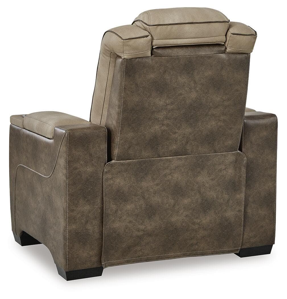 Next-Gen Durapella Power Recliner — Brown/Beige — view 5
