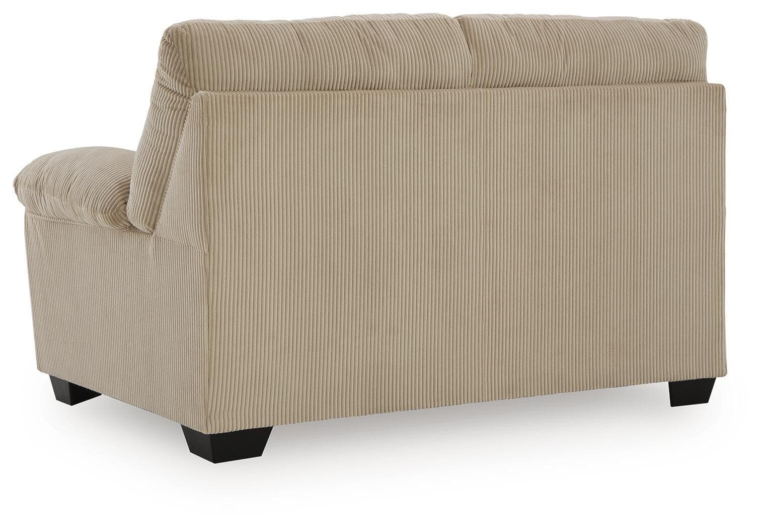 SimpleJoy Loveseat — Brown/Beige — view 5