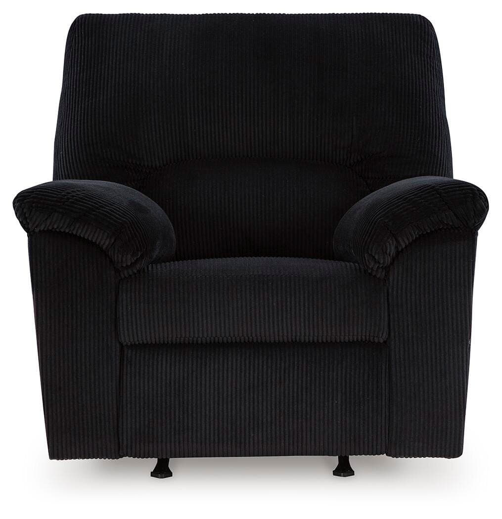 SimpleJoy Recliner — Black/Gray — view 4